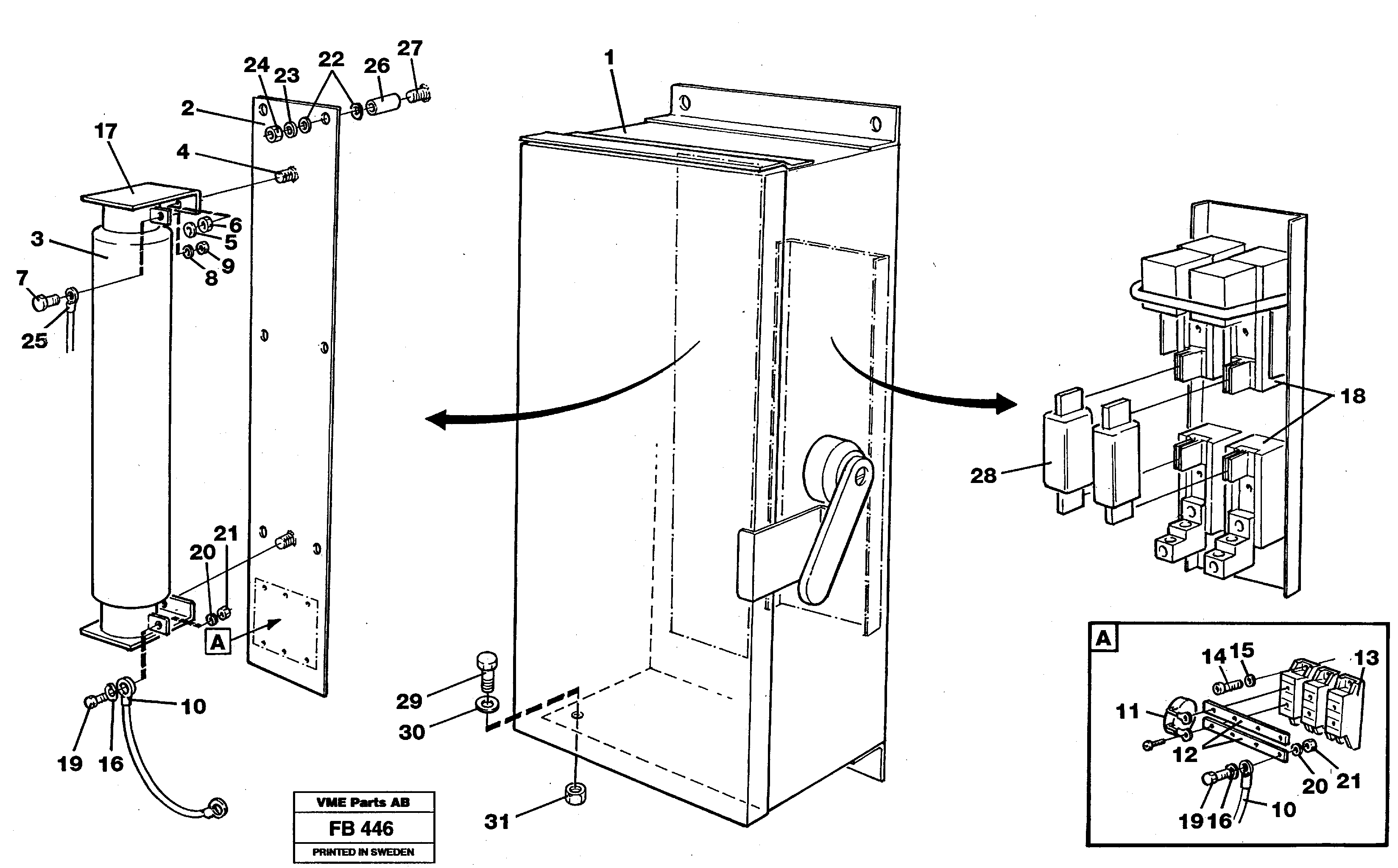 Magnet equipment Ohio, disconnector unit  14263260 — volvo parts diagram