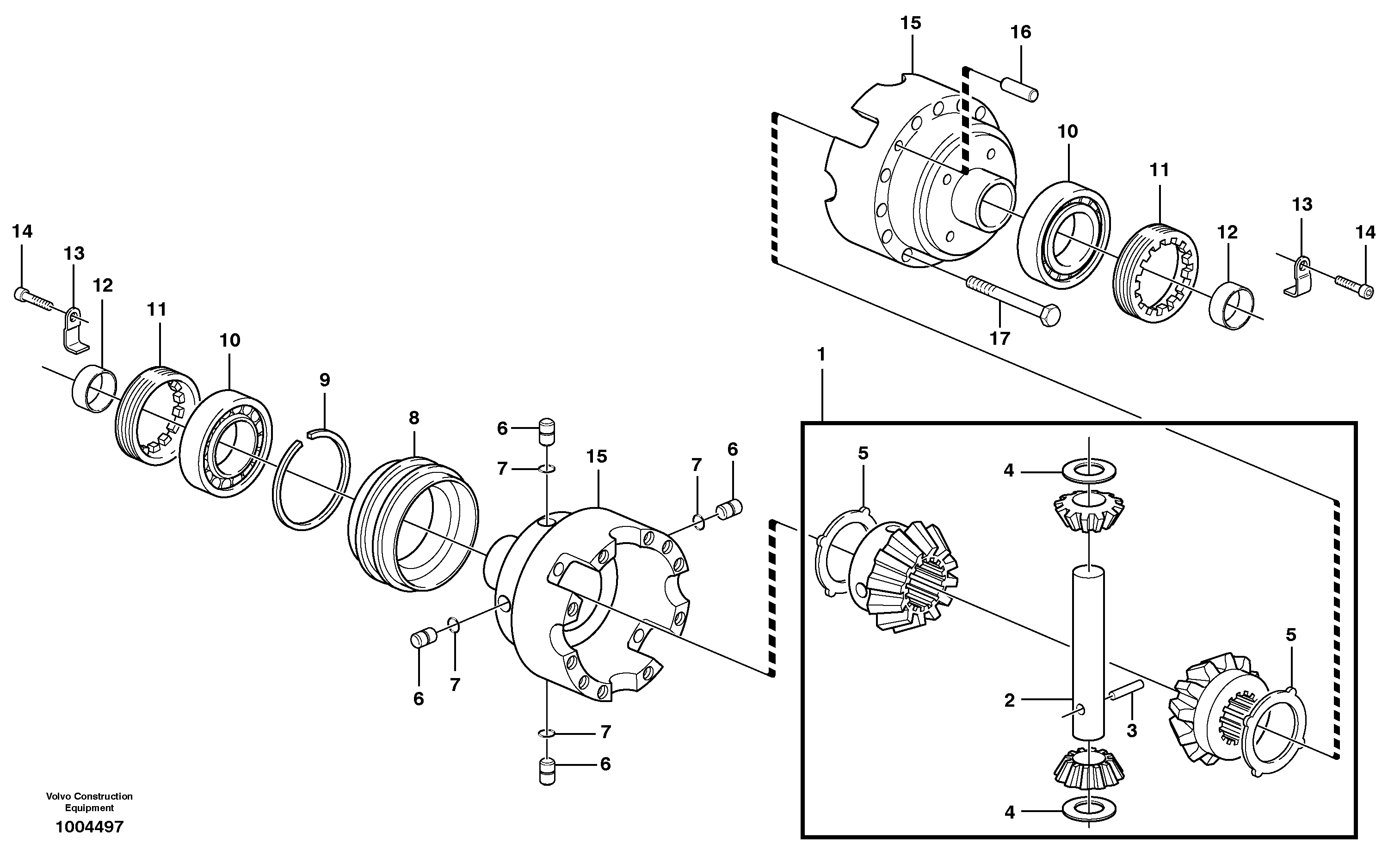 Differential. Rear — volvo parts diagram