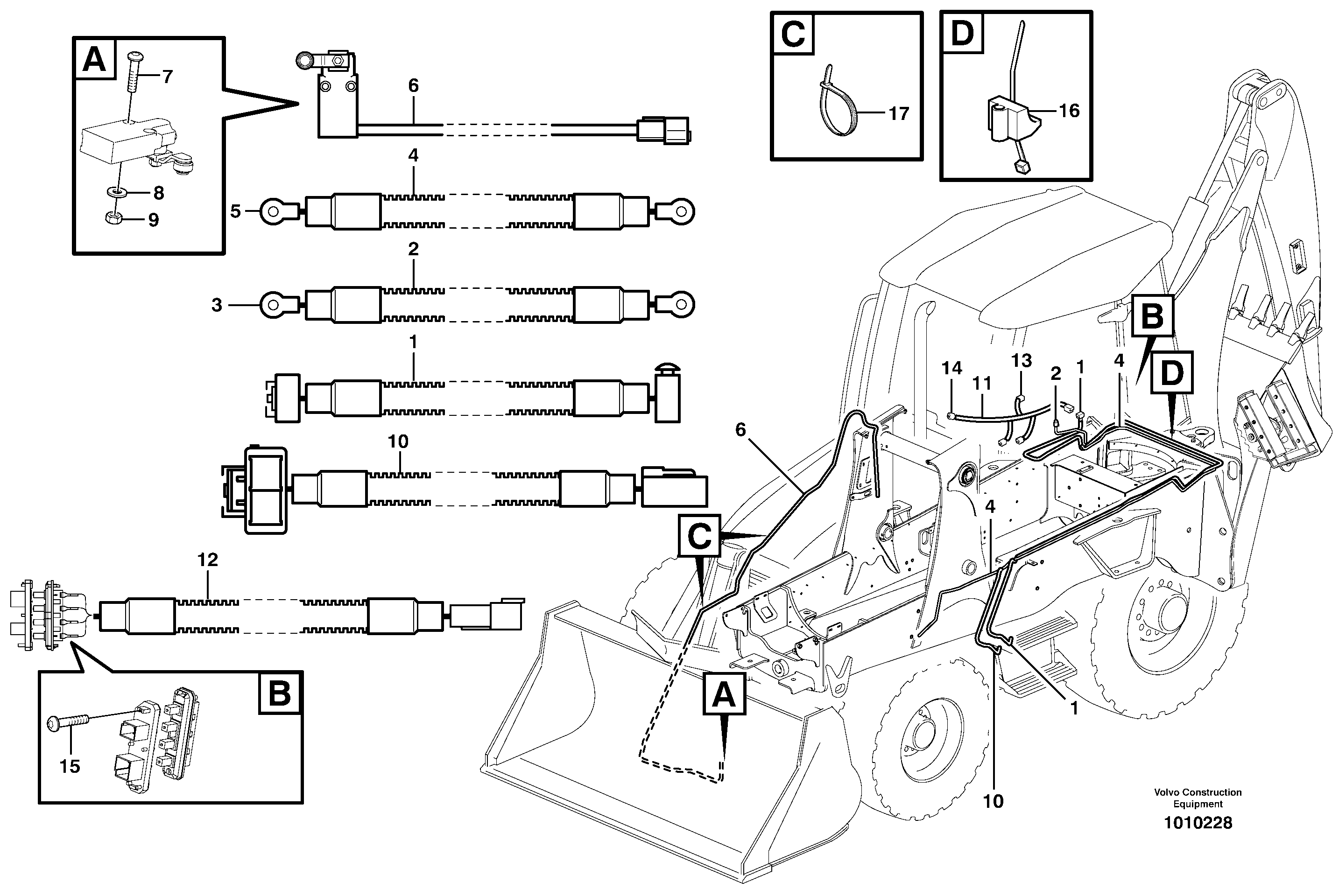 Other cables — volvo parts diagram