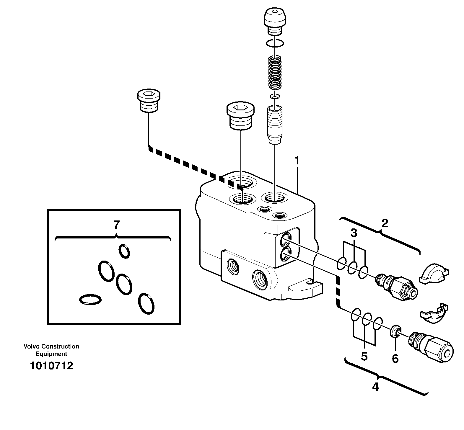 Inlet valve — volvo parts diagram