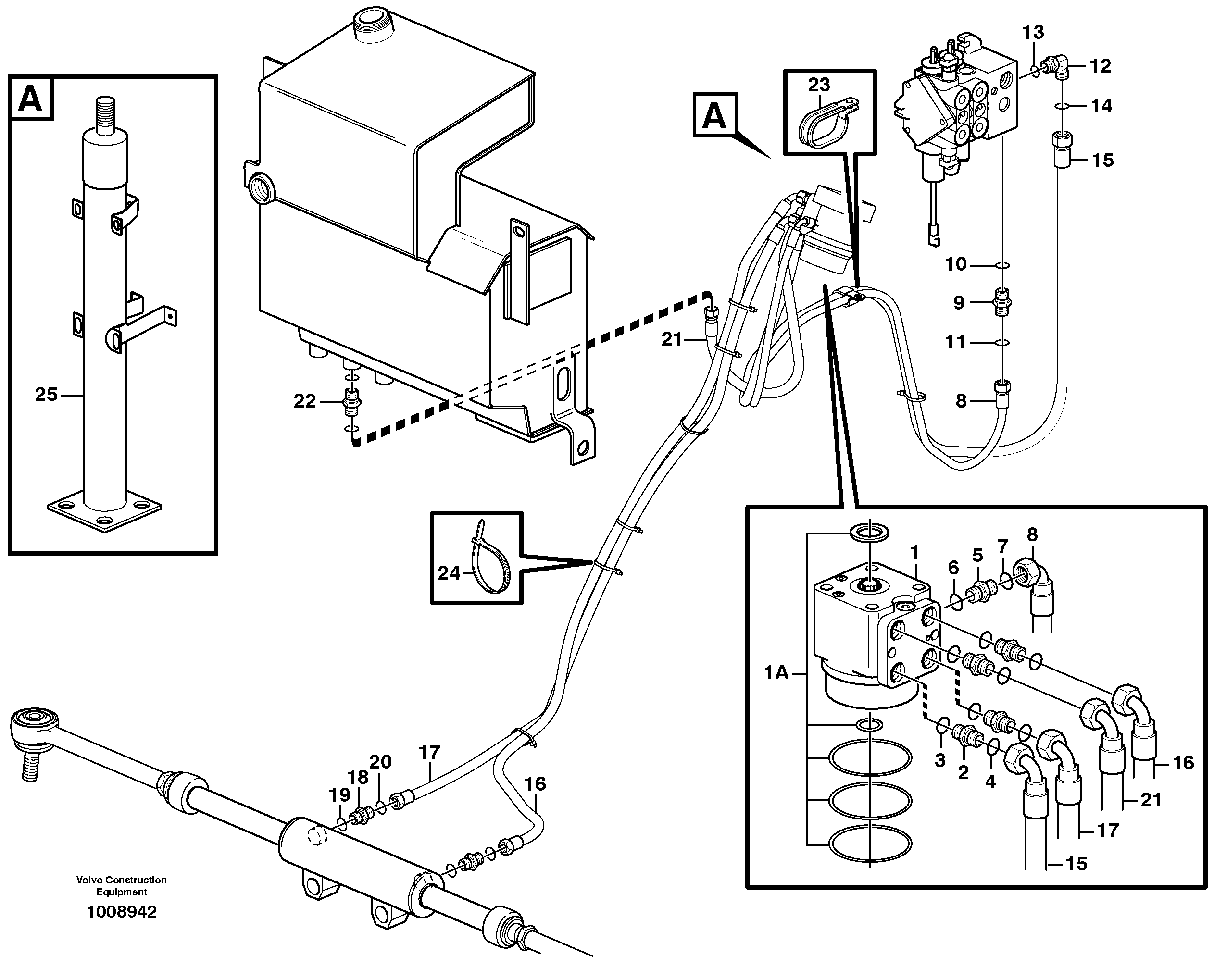 Control valve — volvo parts diagram