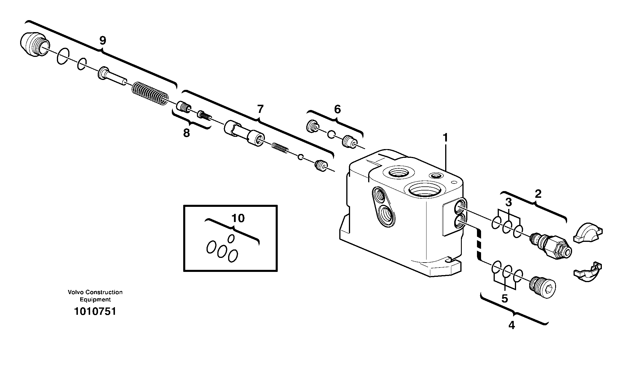 Inlet valve — volvo parts diagram