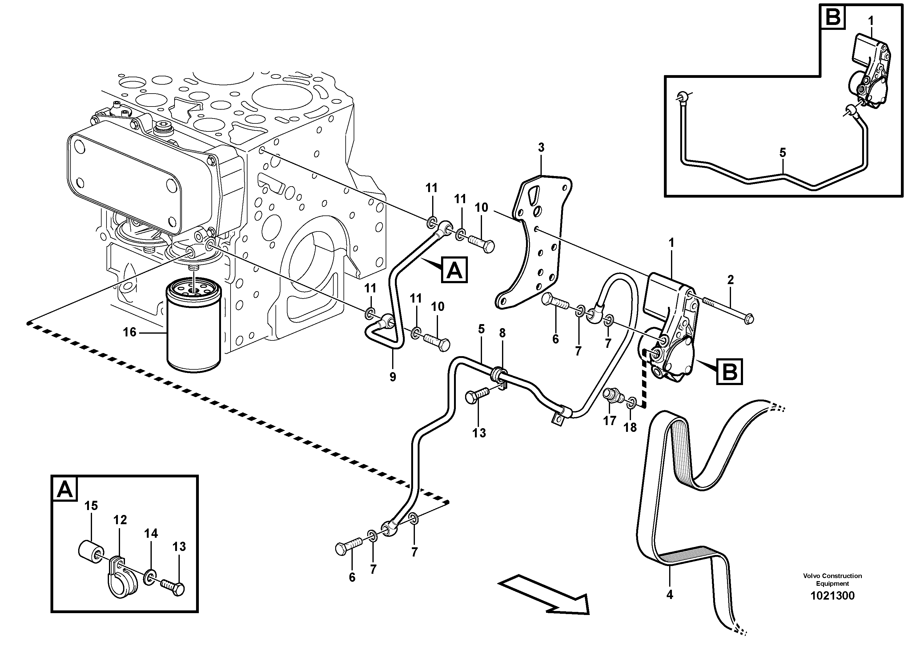 Fuel pump — volvo parts diagram