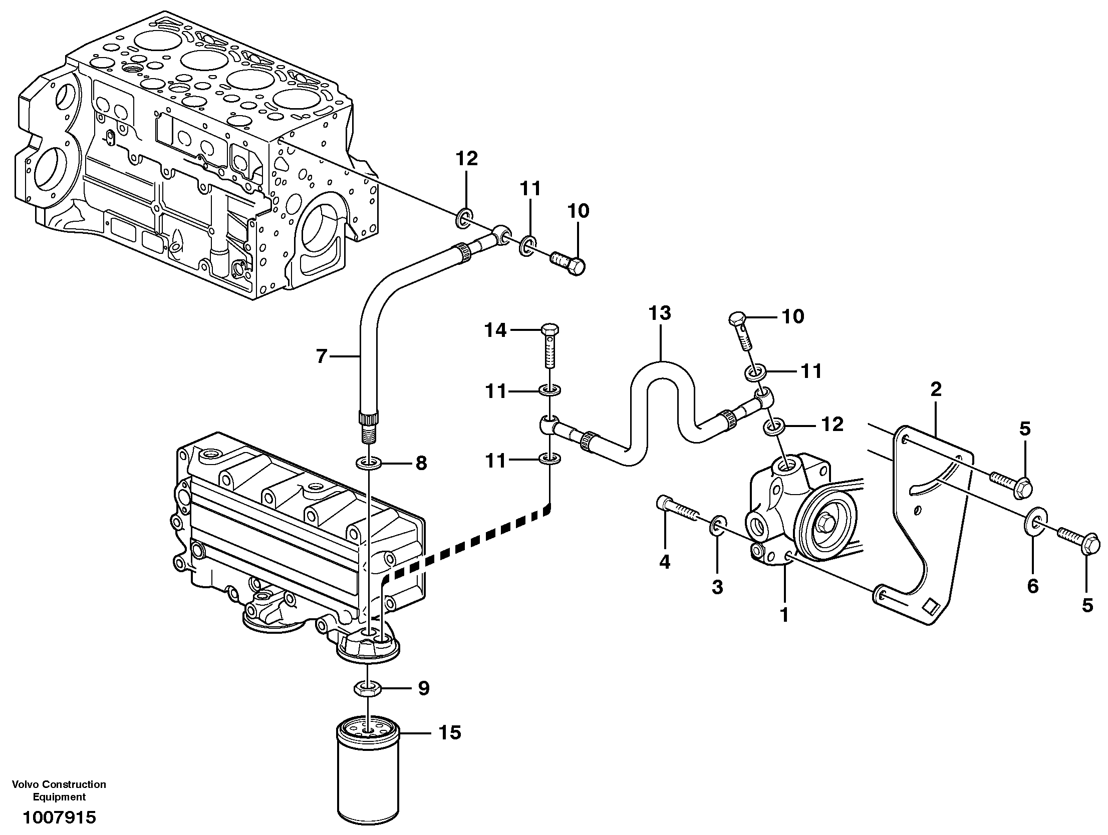 Feed pump — volvo parts diagram