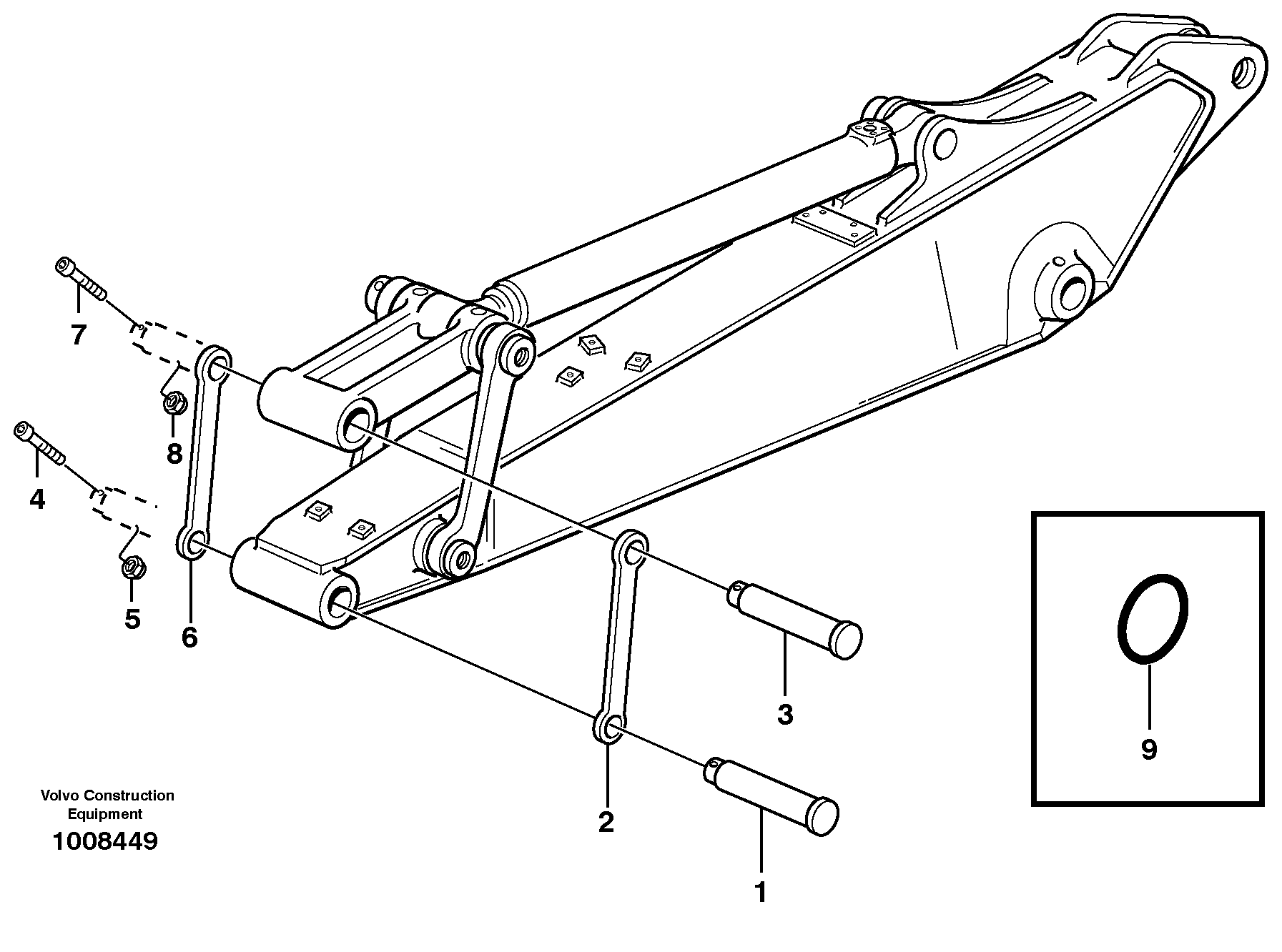 Transport lock — volvo parts diagram