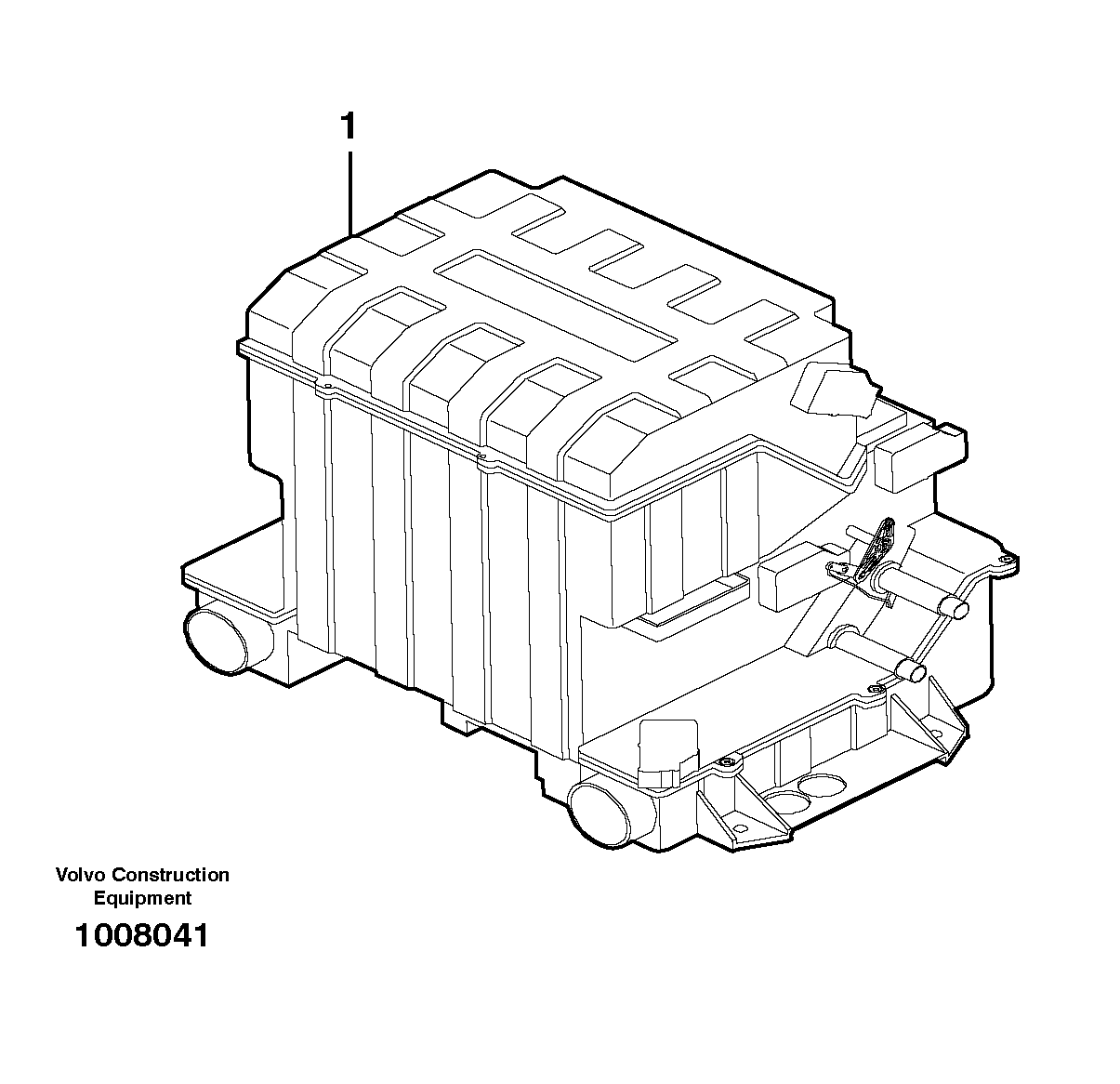 Evaporator.  14314019 — volvo parts diagram