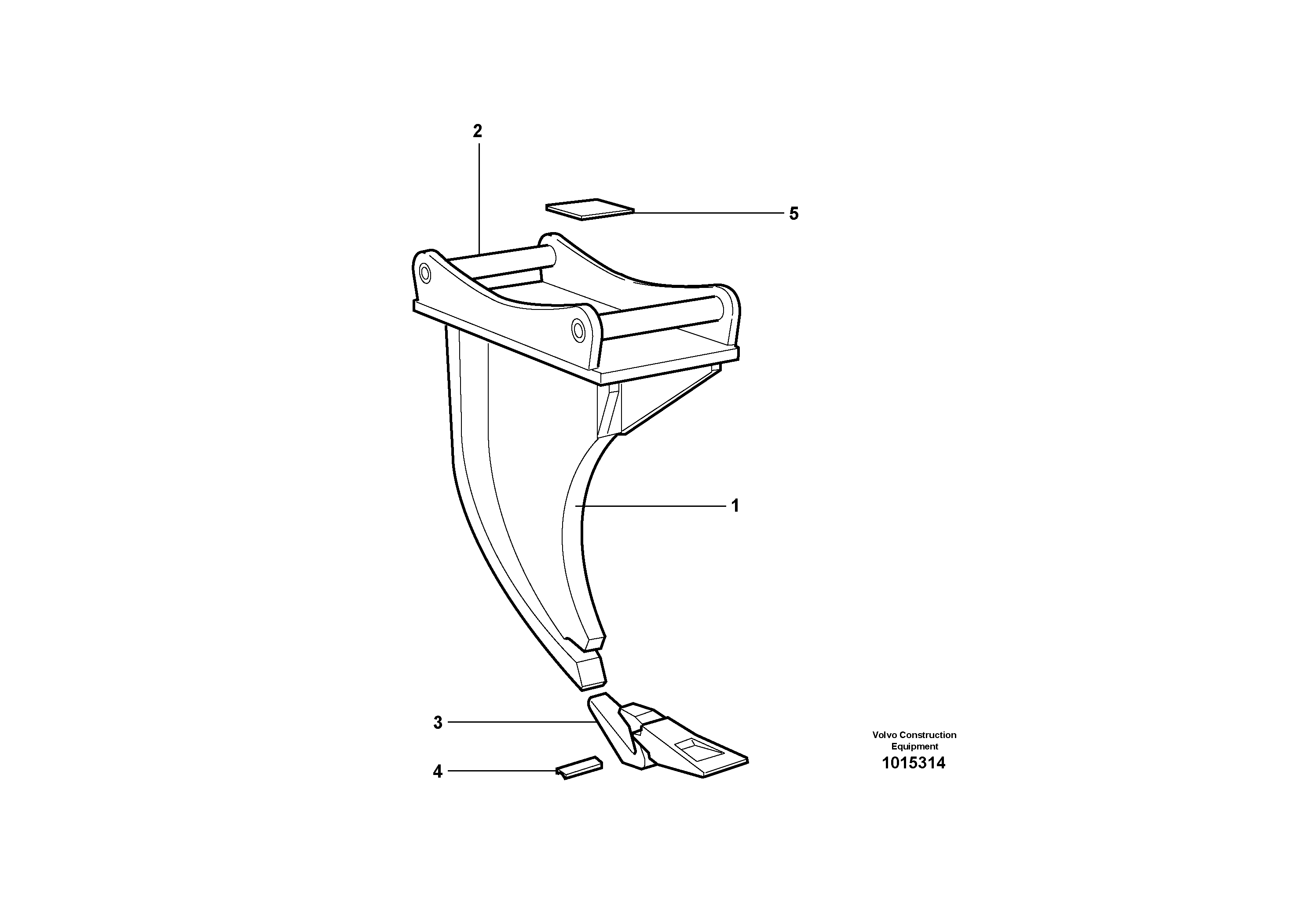 Ripper  14302968 — volvo parts diagram