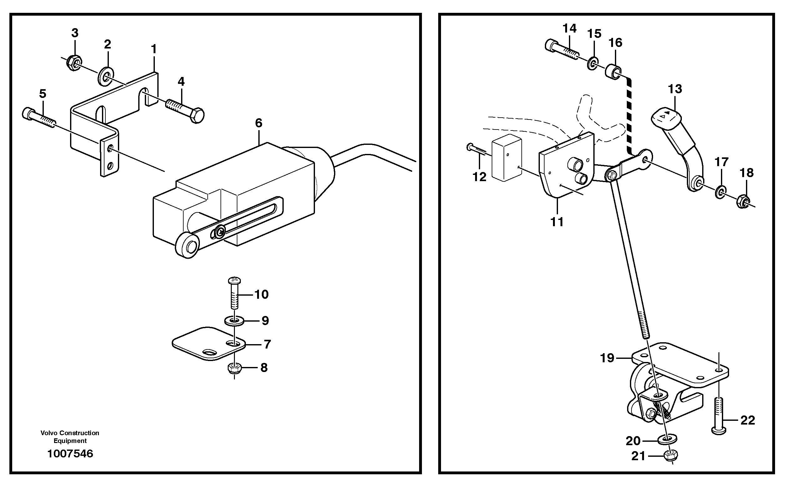 Instrument panel, control panel — volvo parts diagram