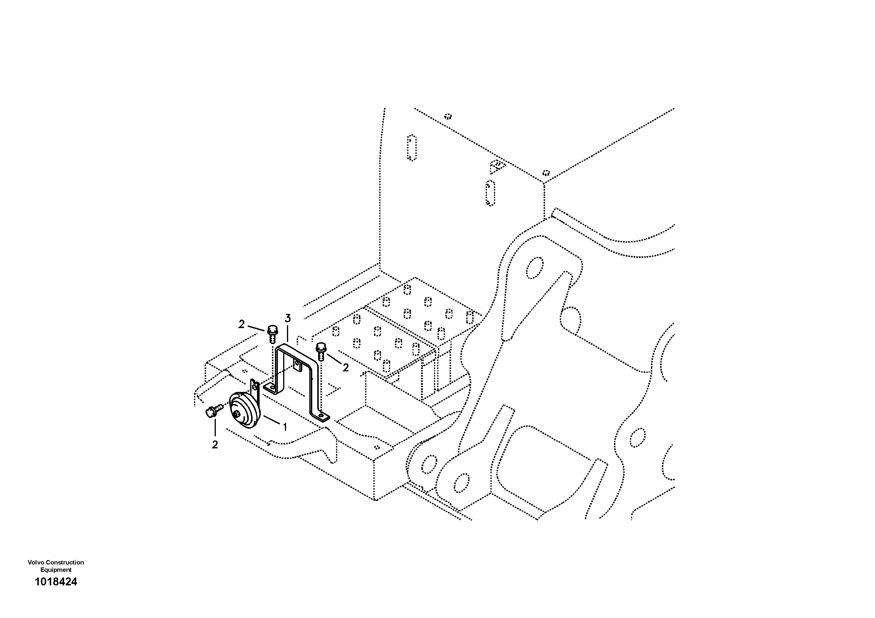 Horn — volvo parts diagram