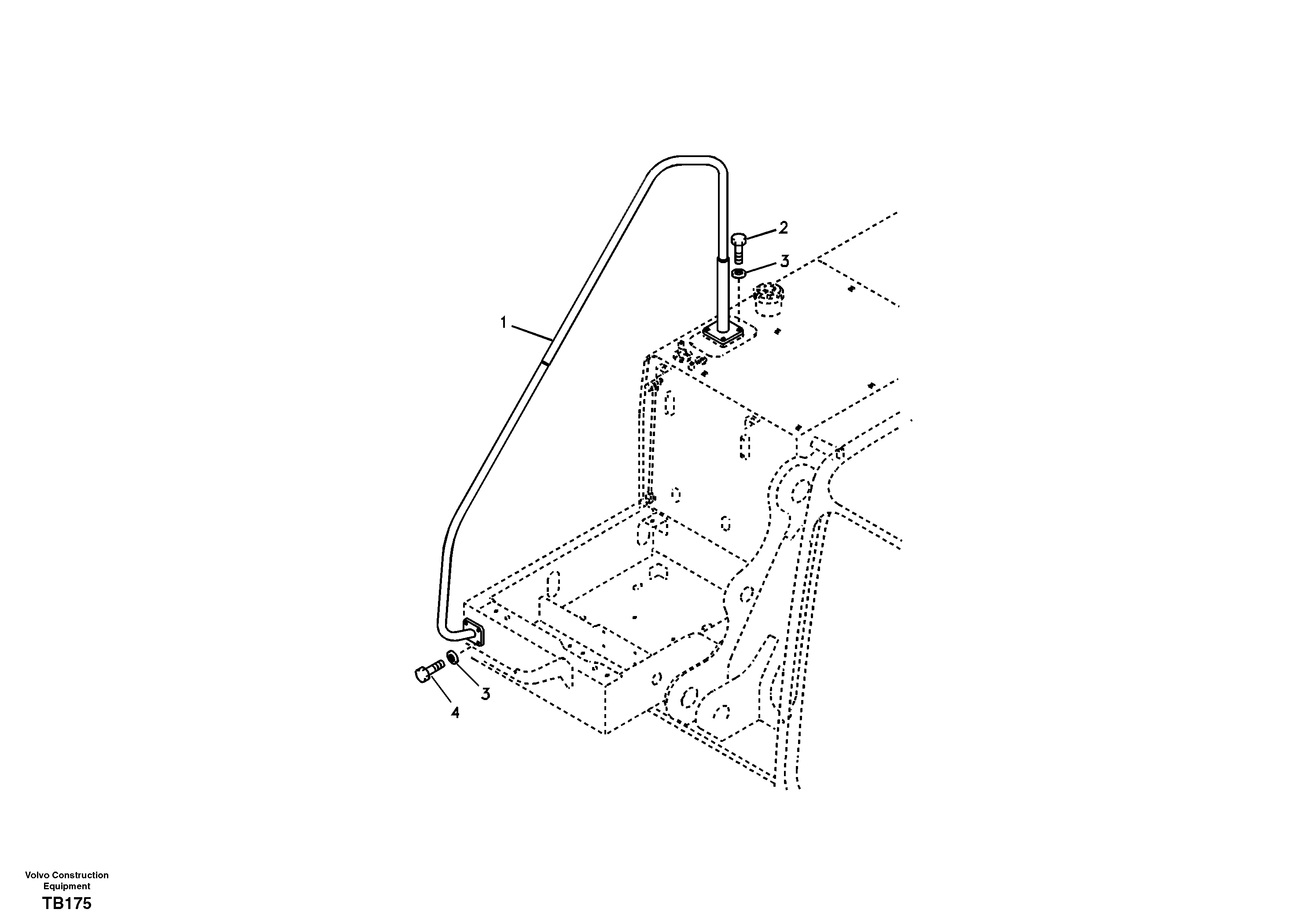 Handrail — volvo parts diagram