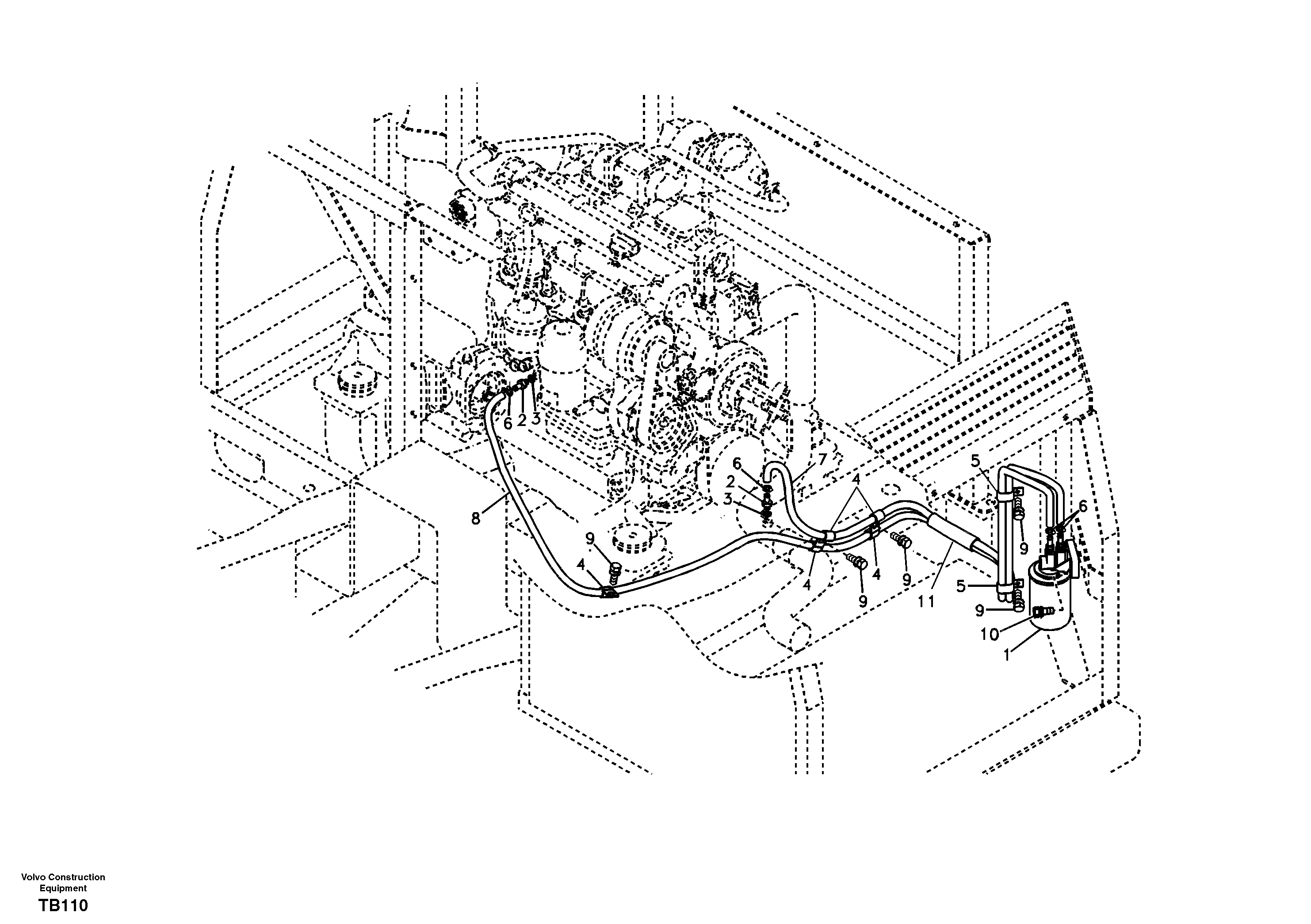 Coolant filter — volvo parts diagram