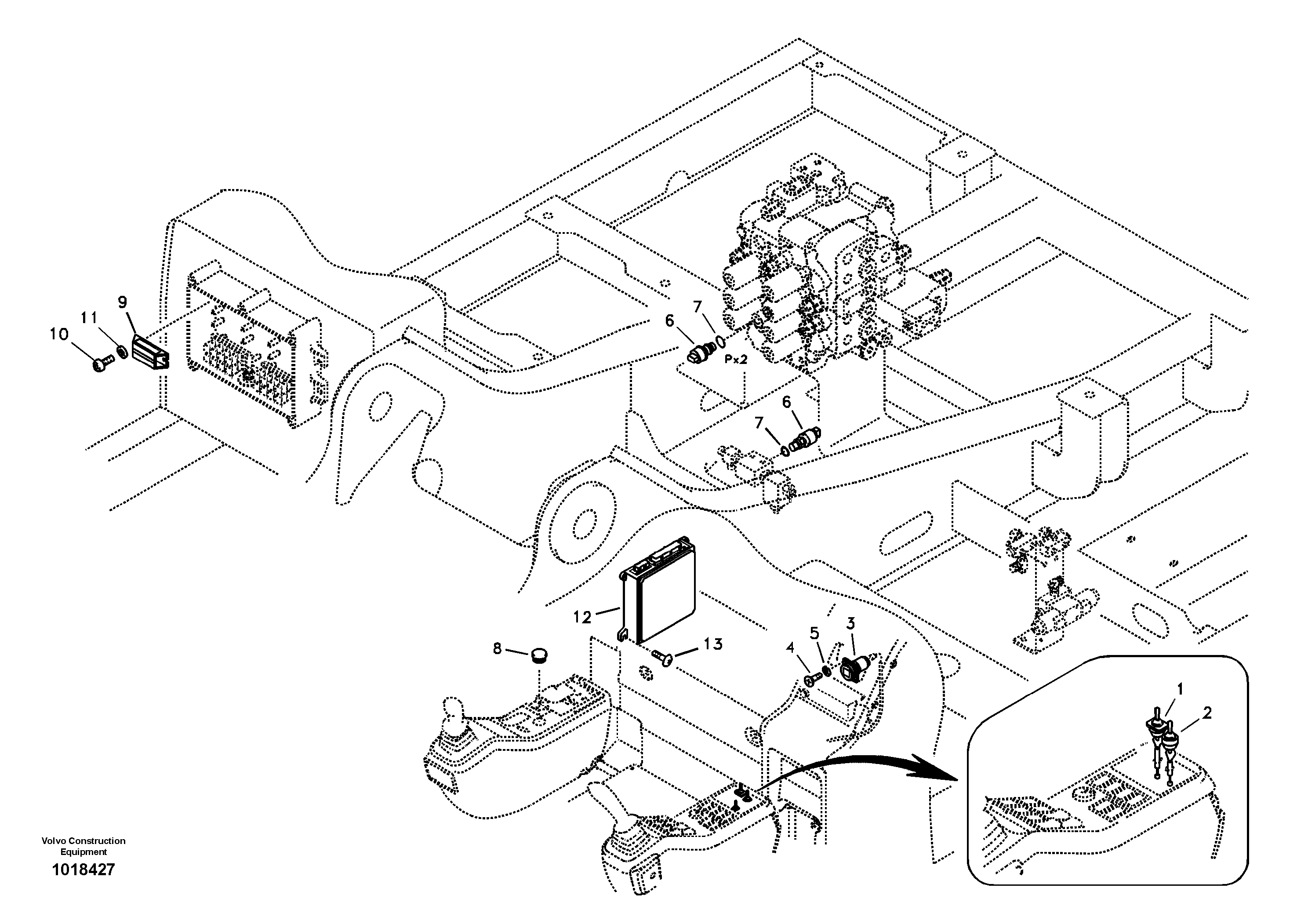 Electronic unit. — volvo parts diagram