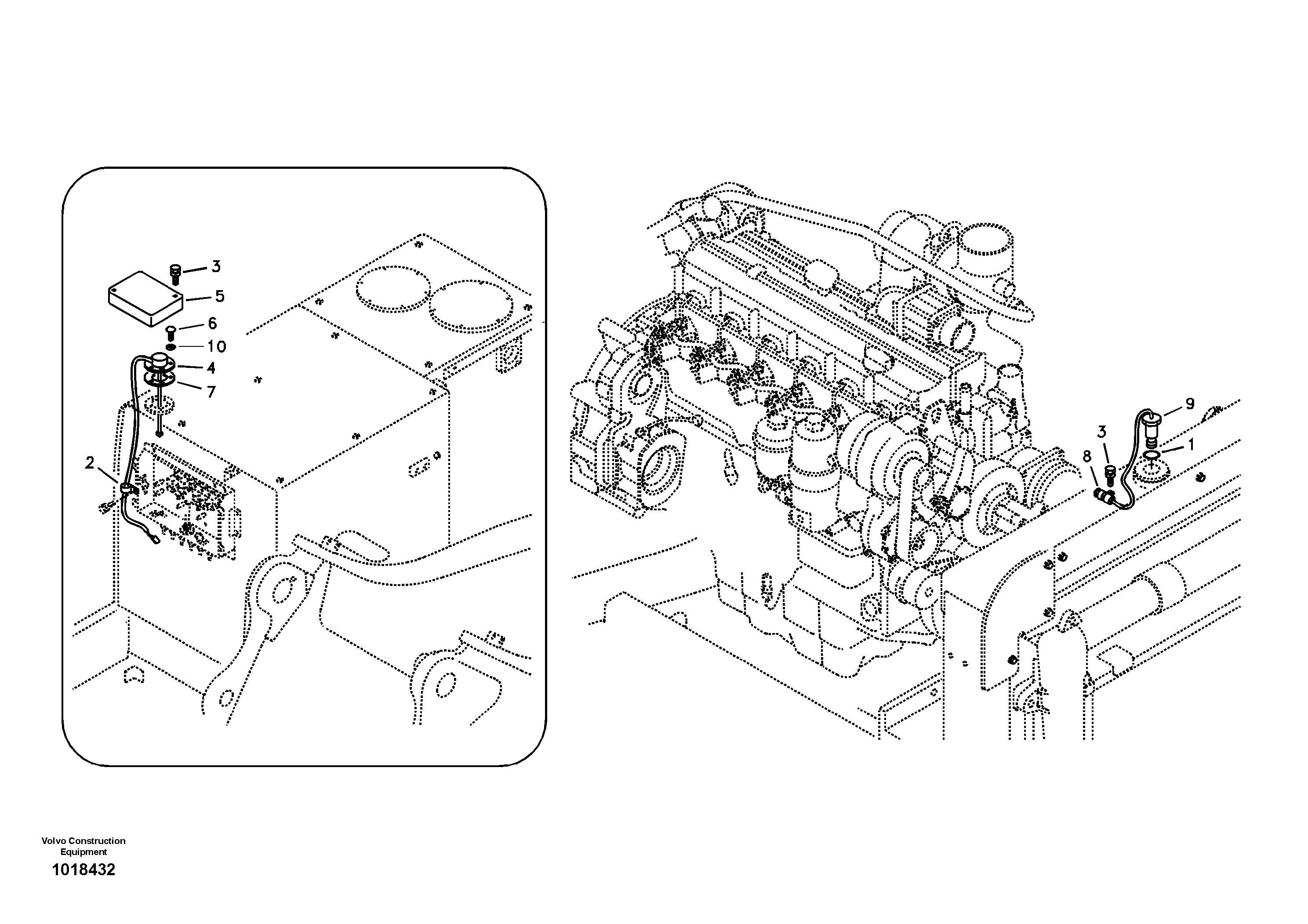Electrical sensor — volvo parts diagram