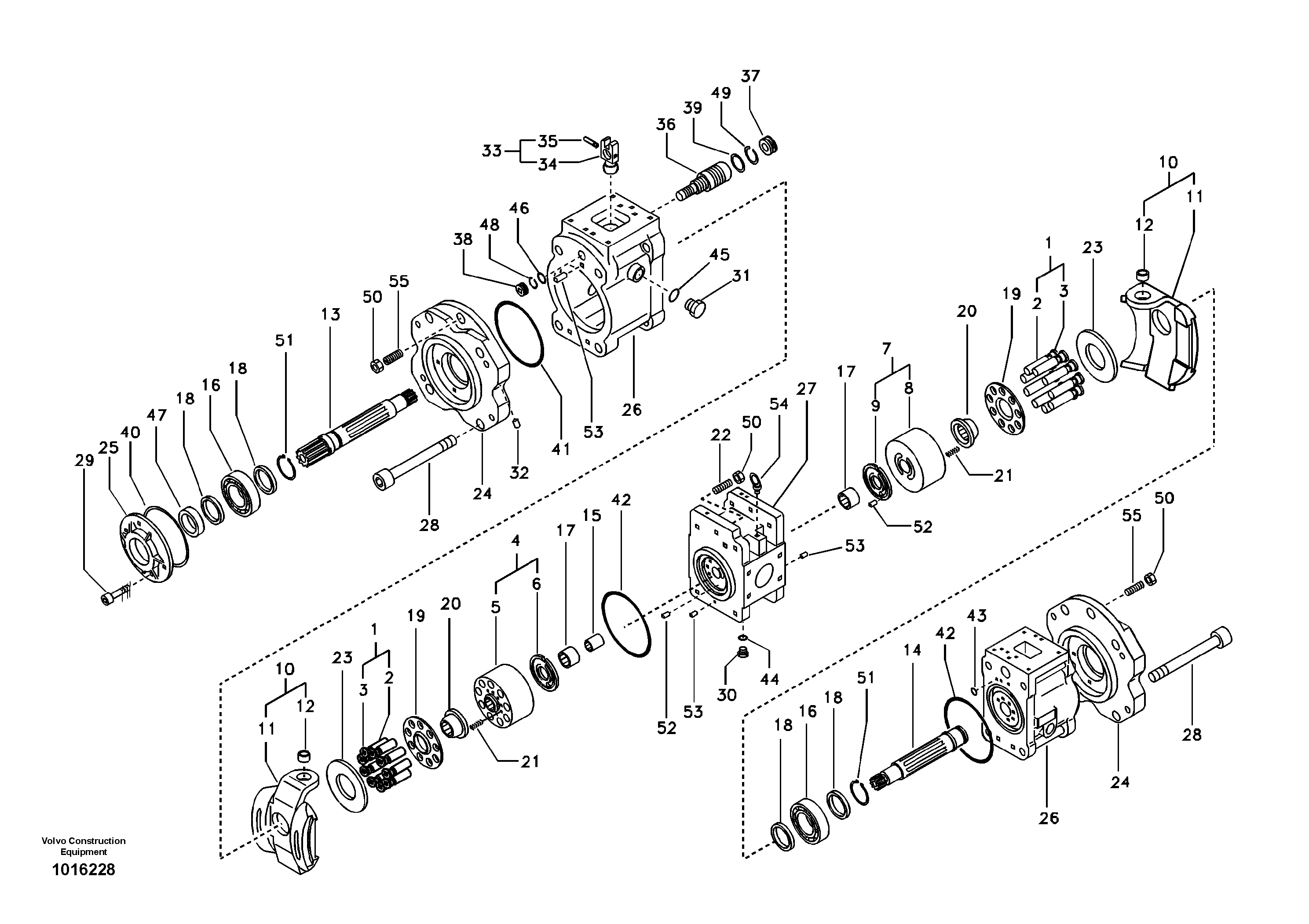 Hydraulic pump — volvo parts diagram