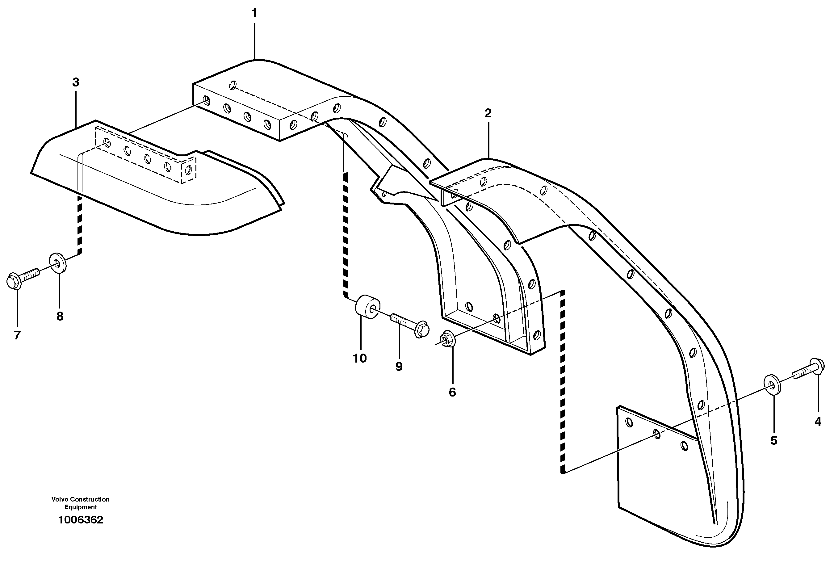 Fender, front — volvo parts diagram