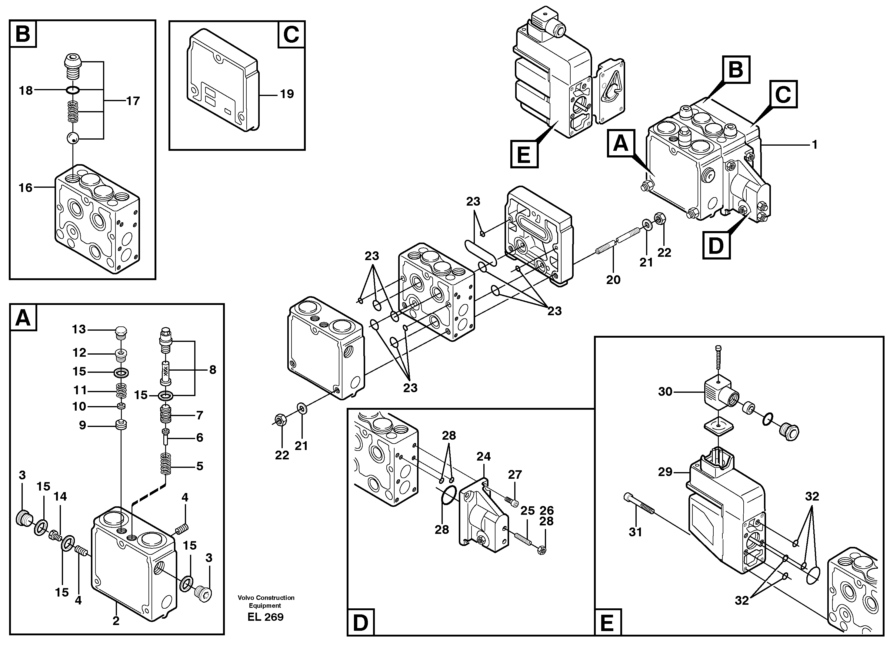 Relief valve. 80780 — volvo parts diagram