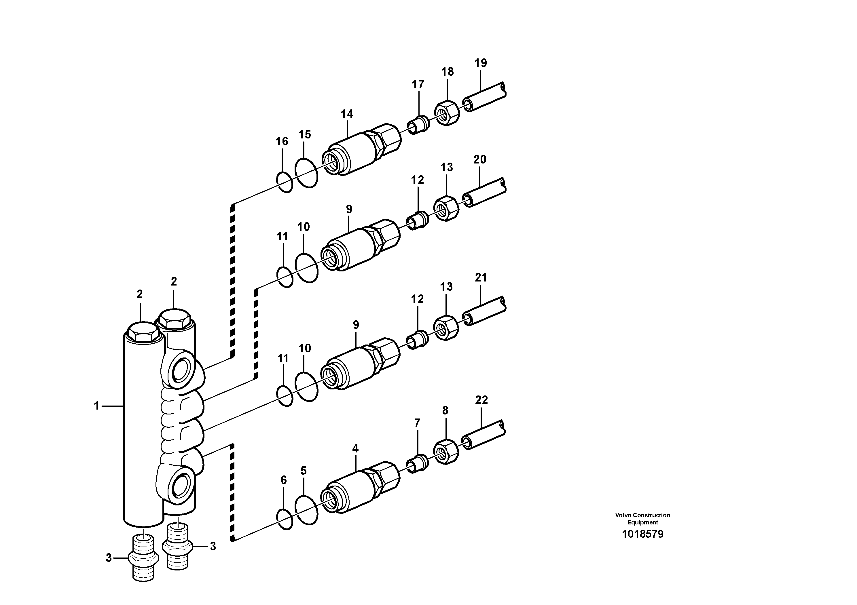 Distribution block, B4  82629, 80928 — volvo parts diagram
