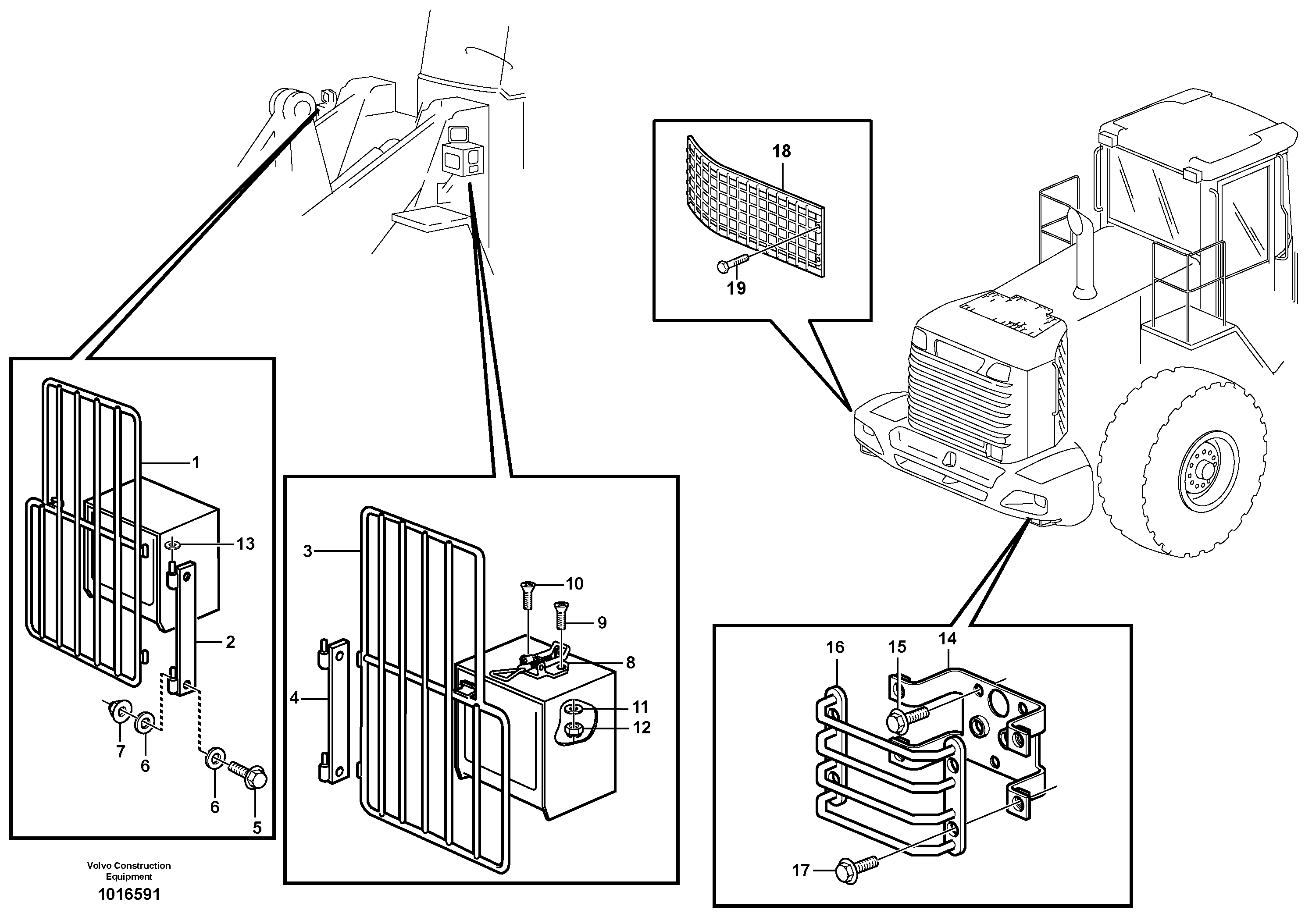 Protection for lighting.  82177, 91585, 82228 — volvo parts diagram