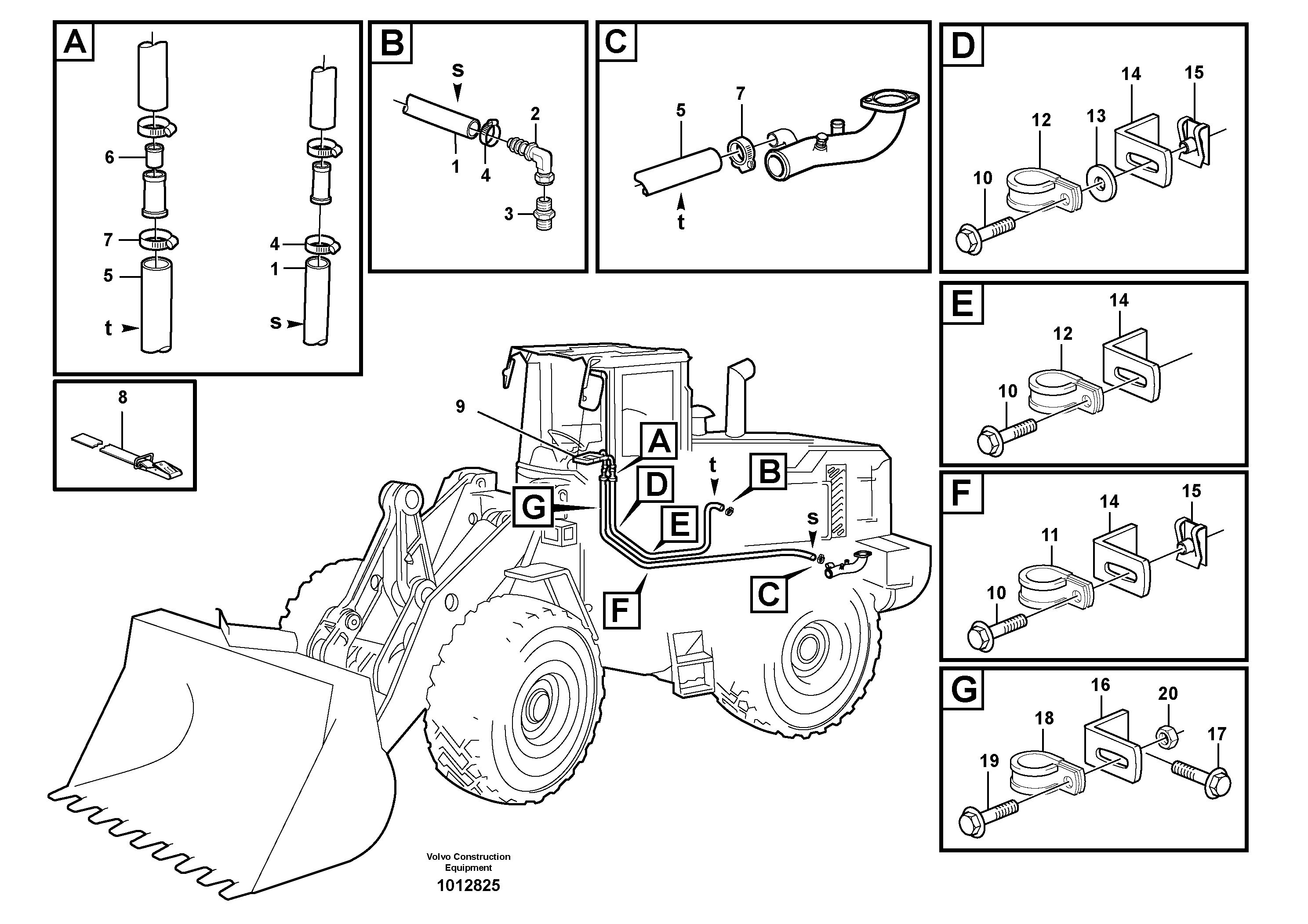 Heating system — volvo parts diagram