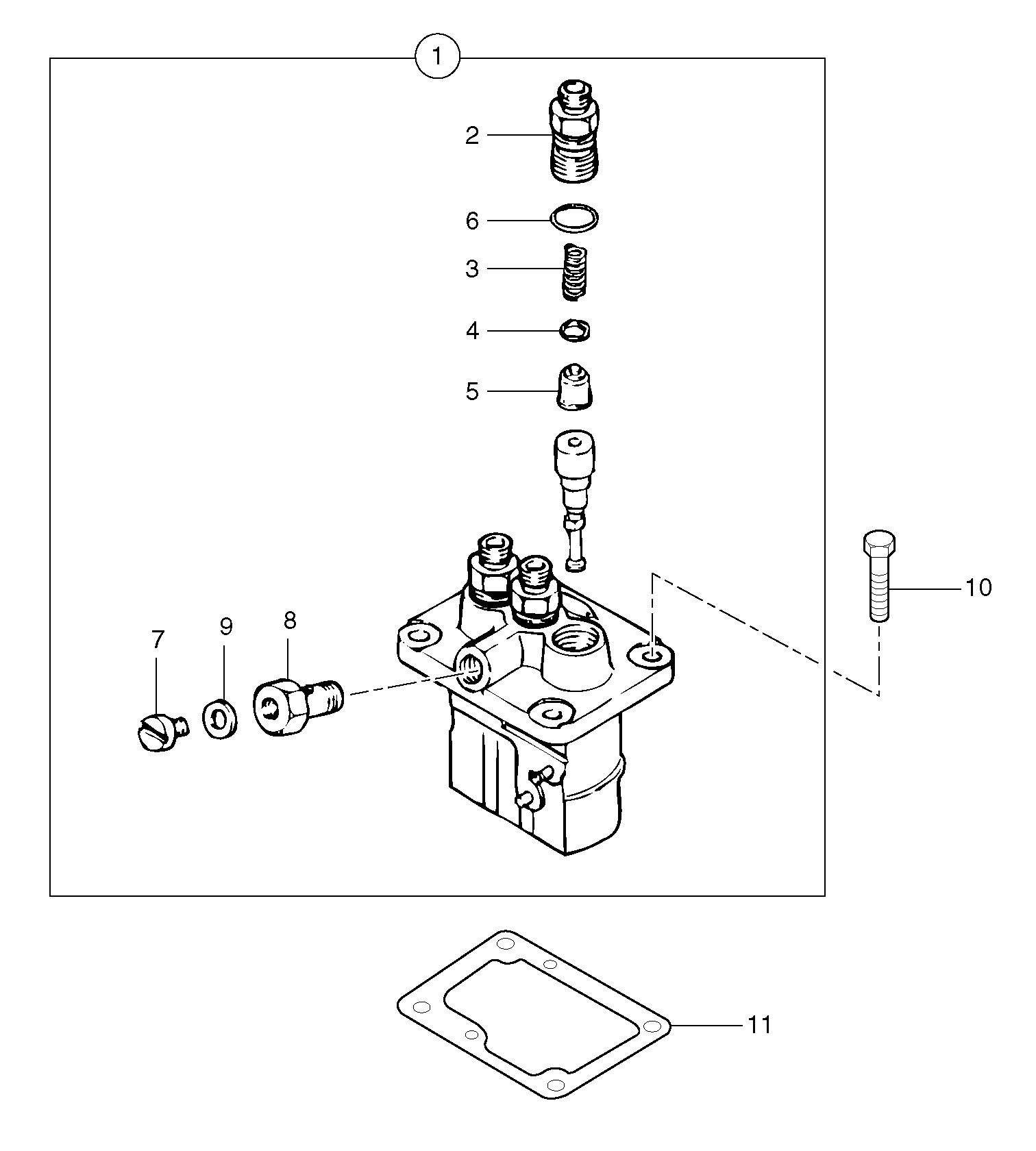 Injection pump — volvo parts diagram