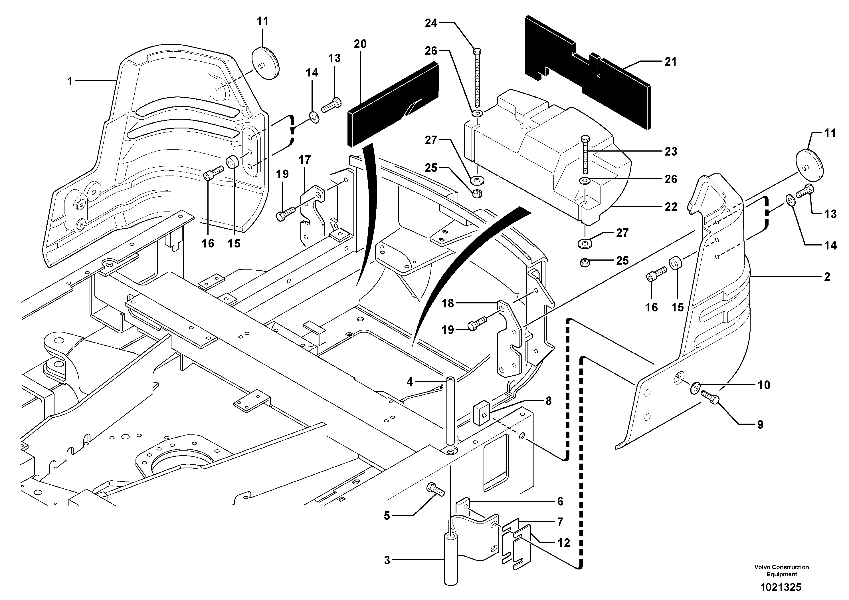 Counterweight — volvo parts diagram