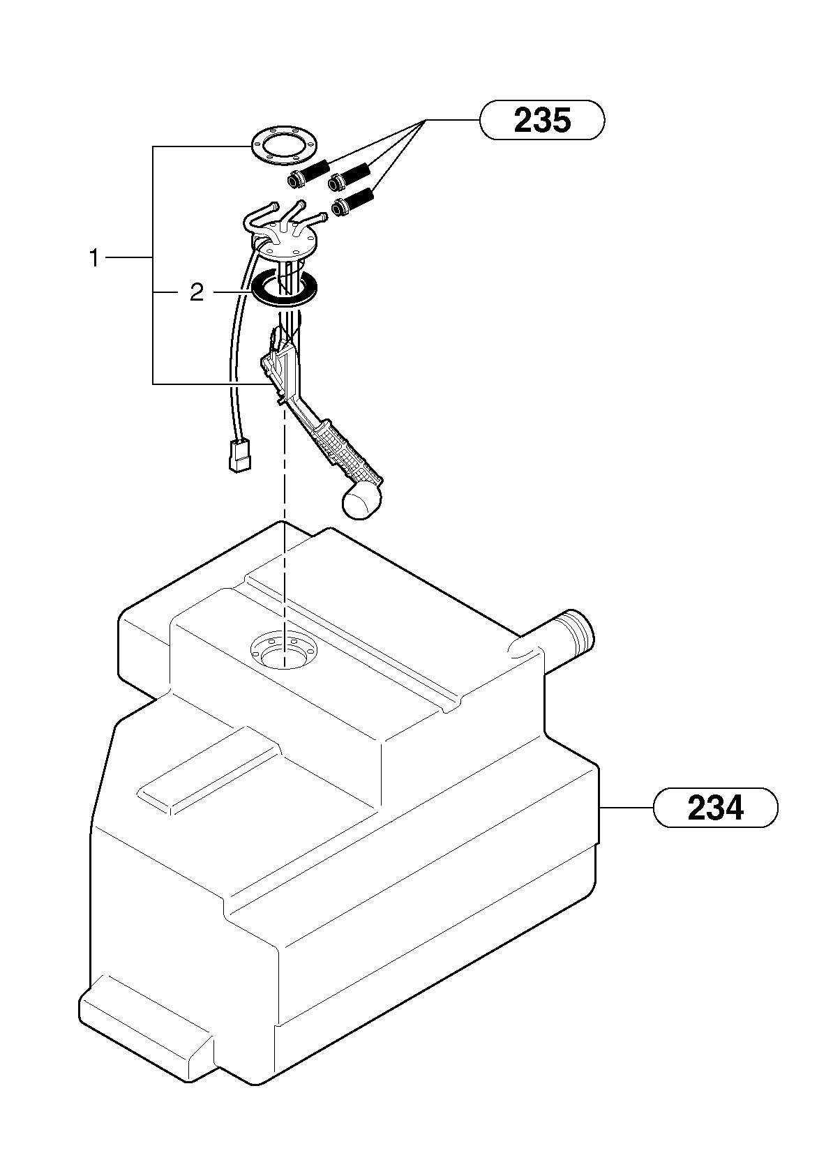 Transmitter — volvo parts diagram