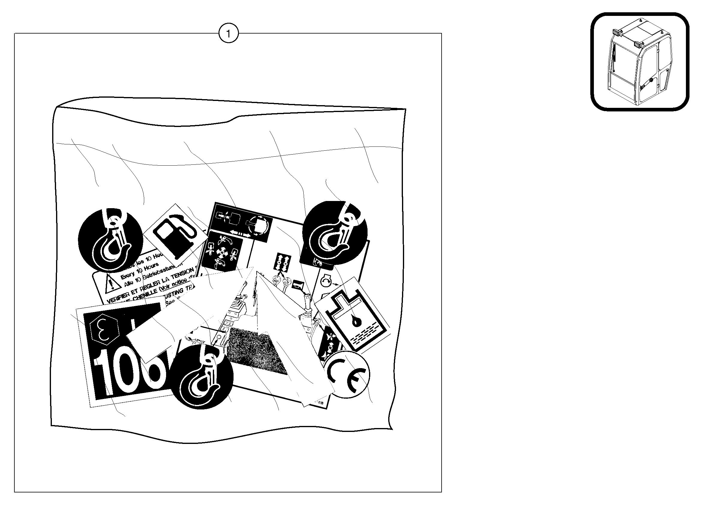 Transfer : cab  STD , USA — volvo parts diagram