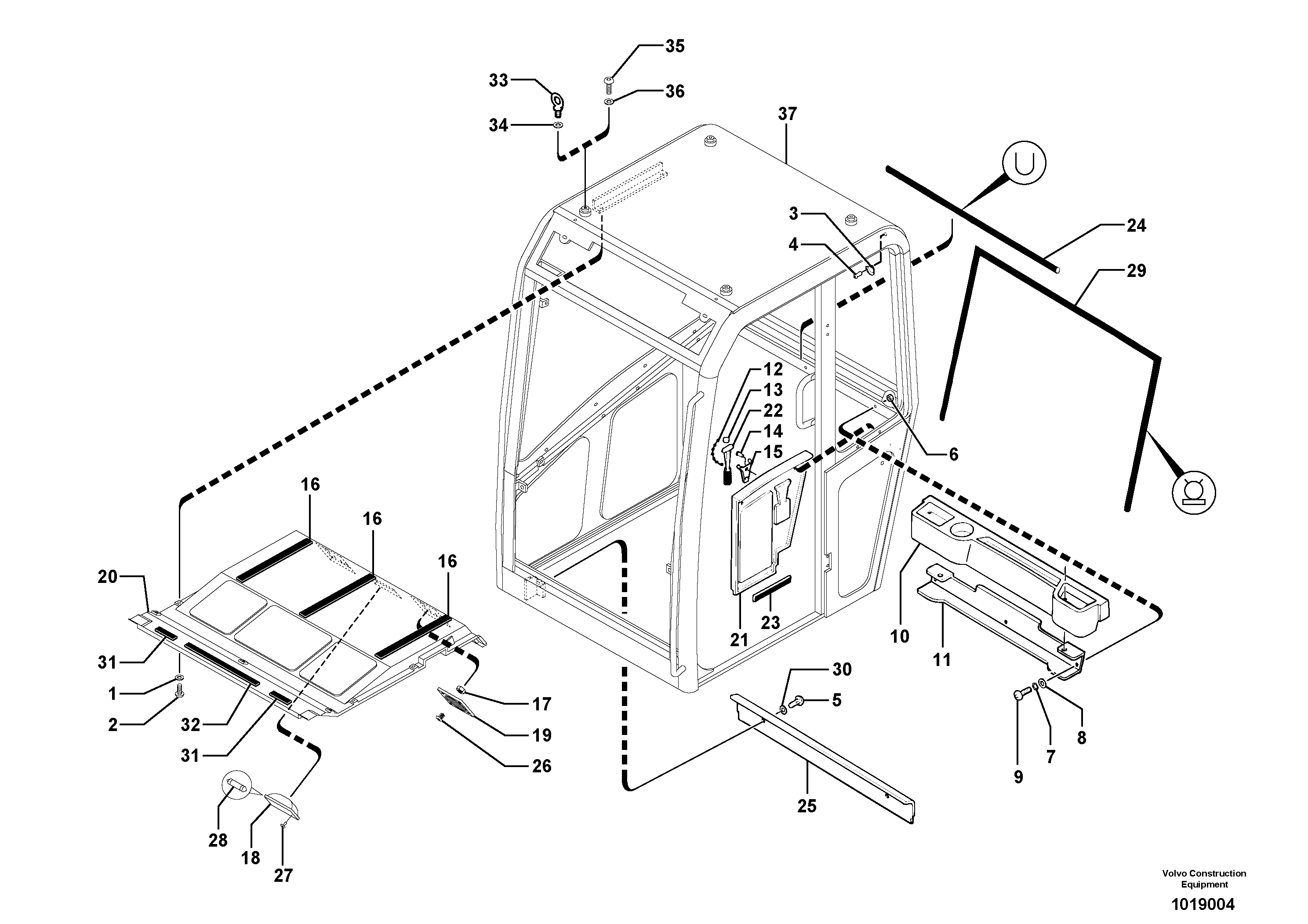 Cab : accessories — volvo parts diagram