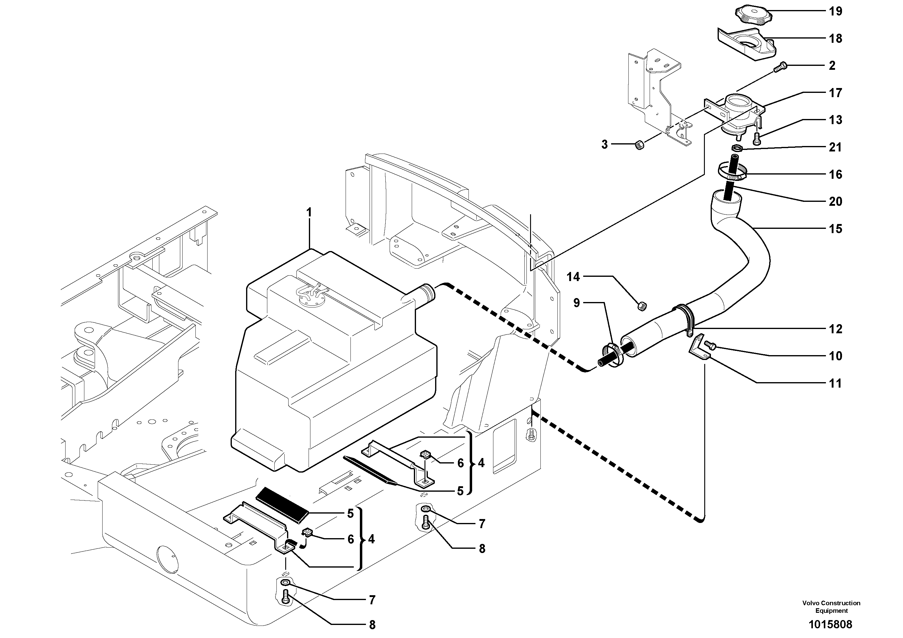 Fuel circuit — volvo parts diagram