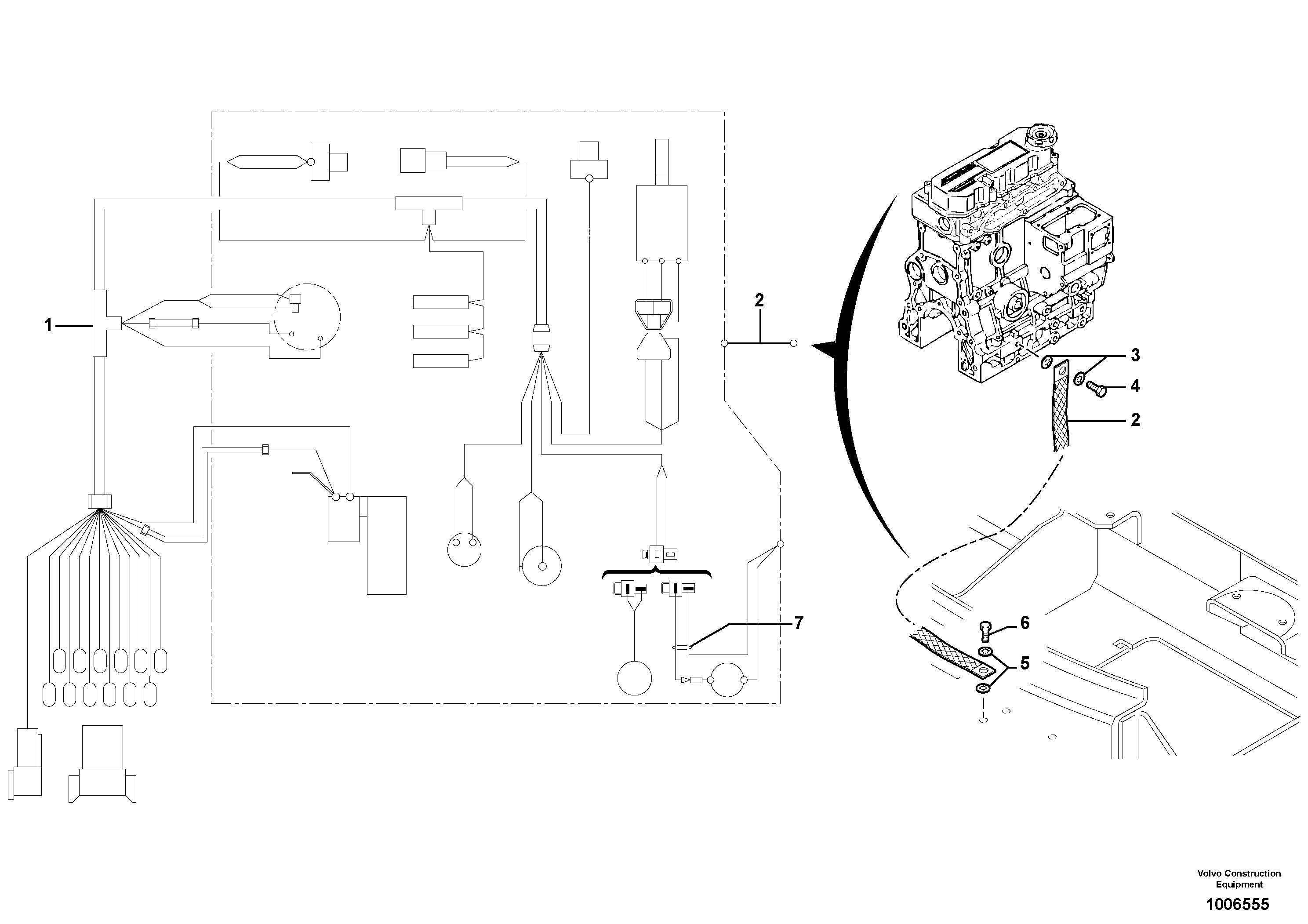 Electrical system (rear) / without Puma — volvo parts diagram