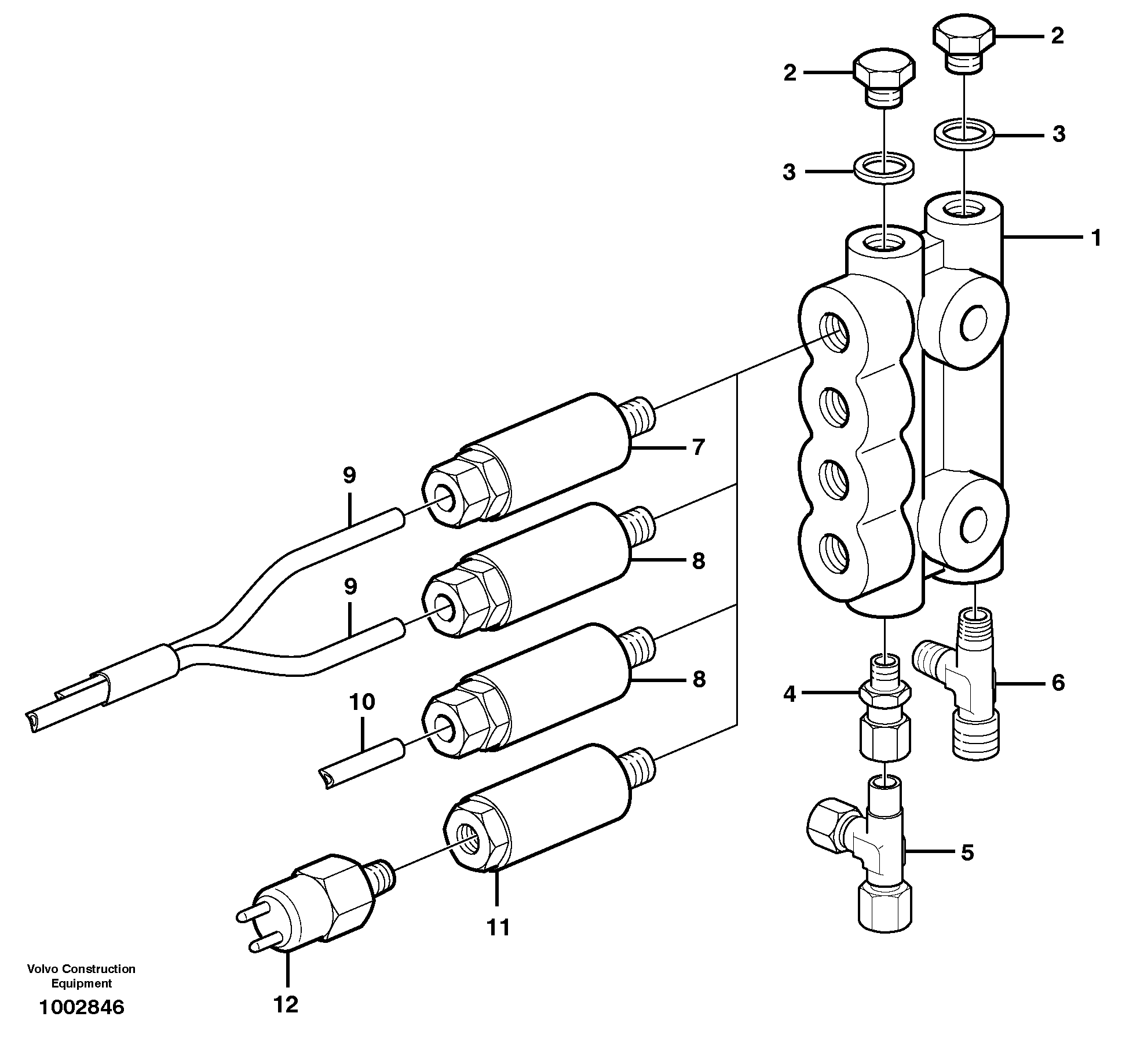 Distribution block, B4 — volvo parts diagram