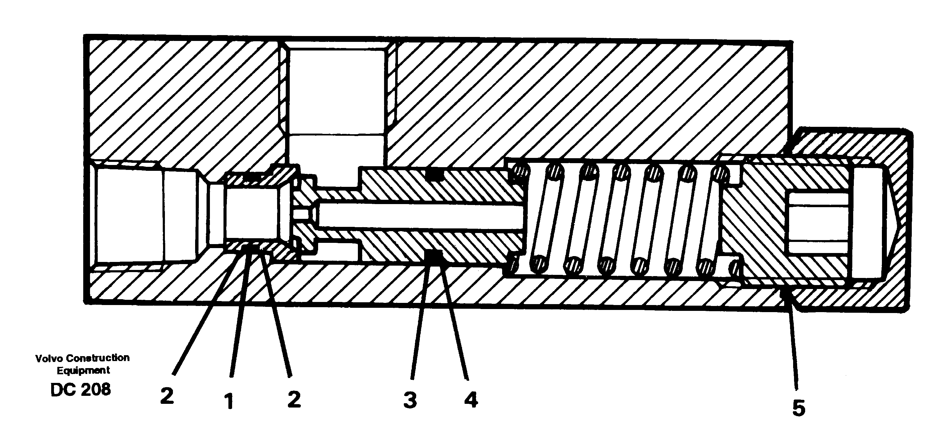 Overflow valve — volvo parts diagram