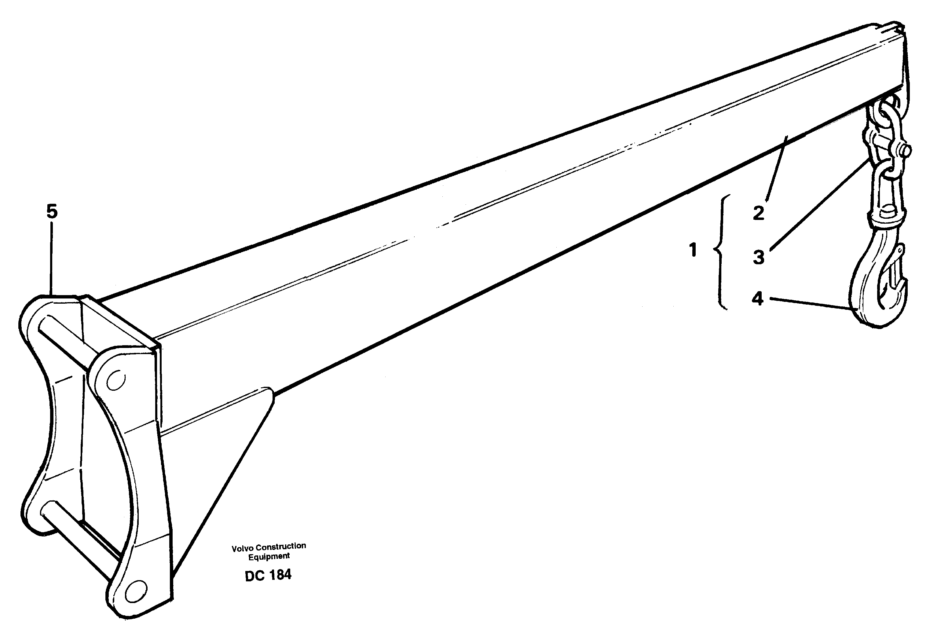 Lifting arm  EL70/C — volvo parts diagram