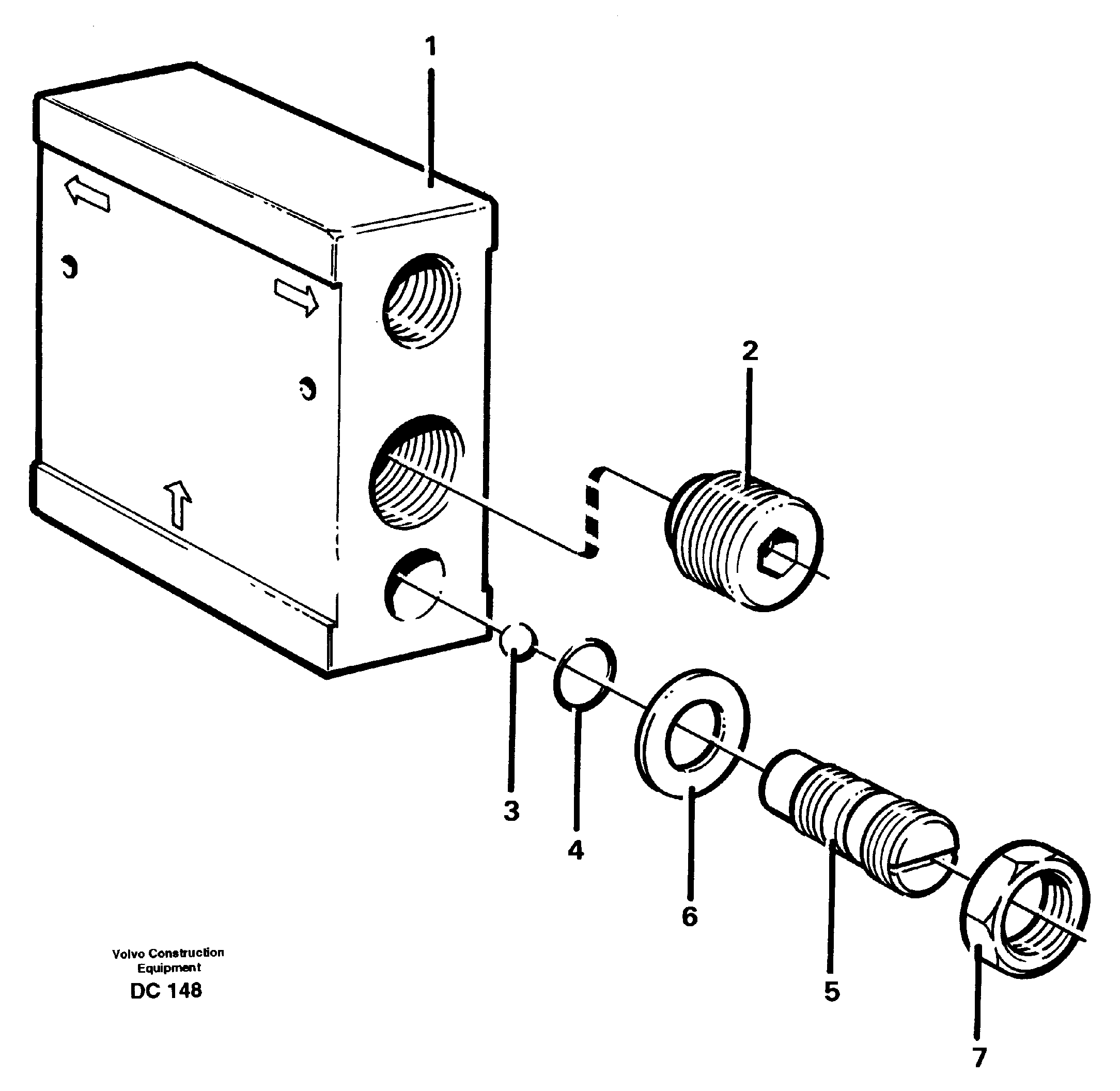 Flow distributor — volvo parts diagram