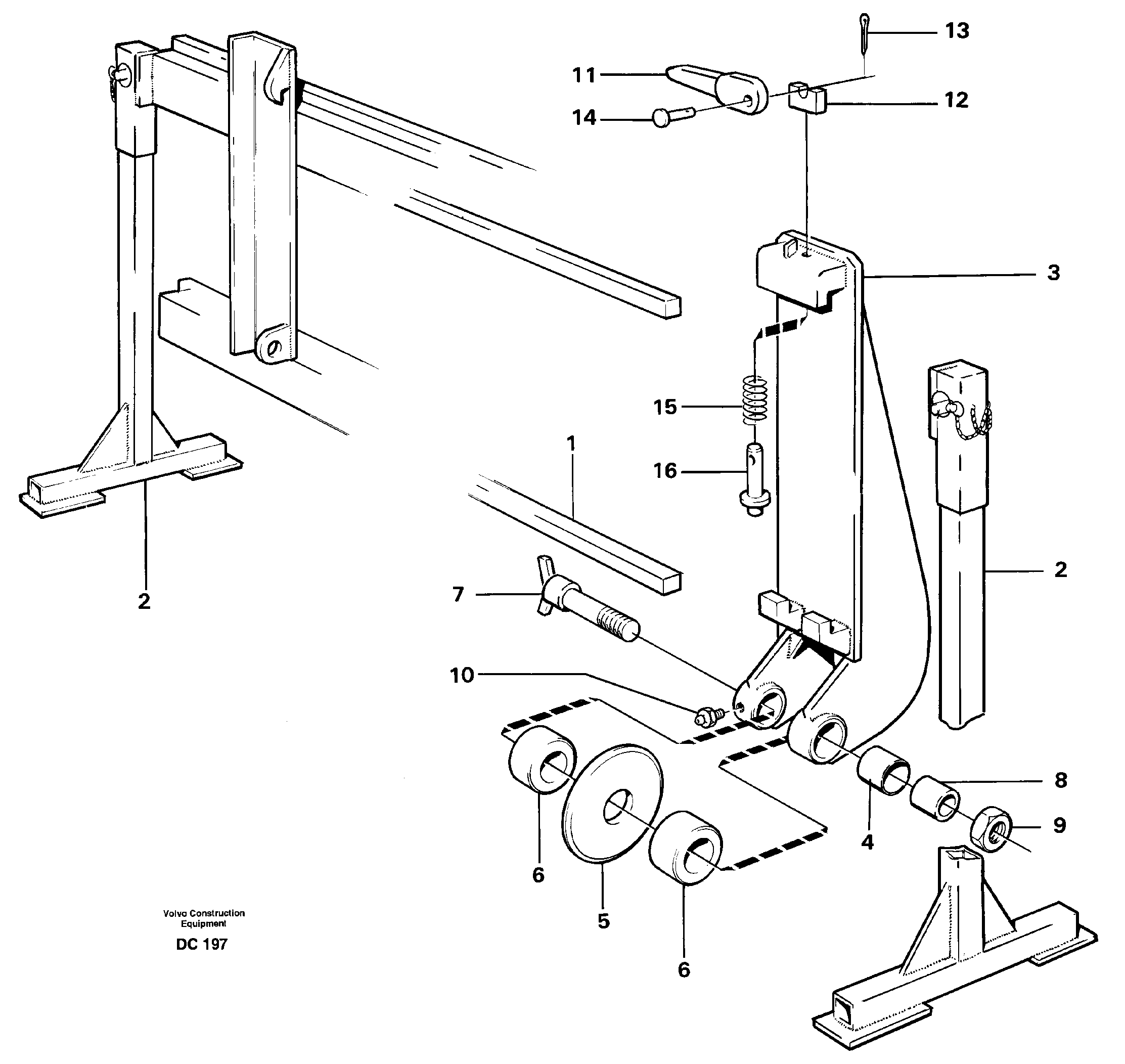Asphalt cutter  L30, L50, L70, L90/B, L120/B — volvo parts diagram