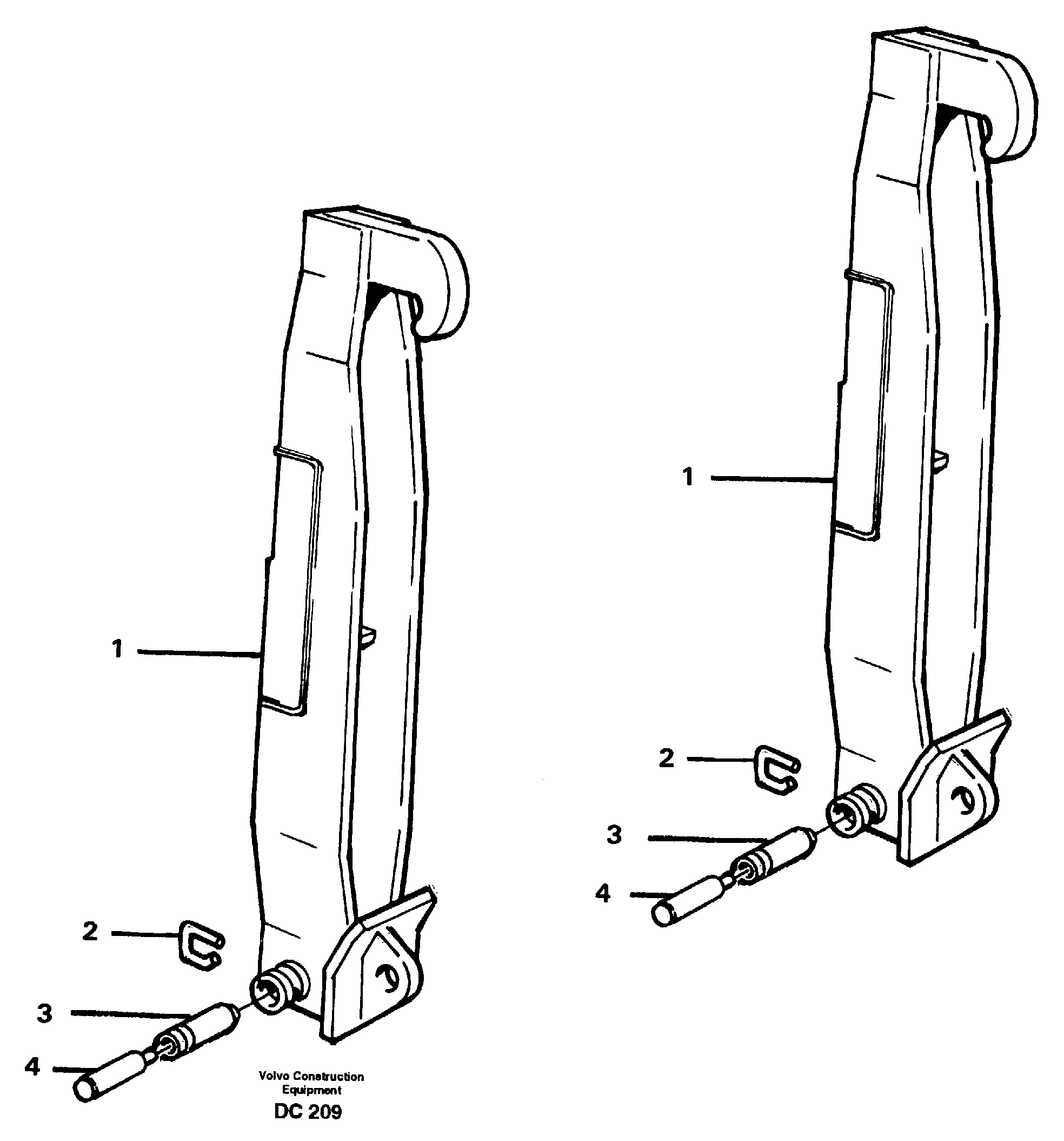 Adapter  L70 — volvo parts diagram