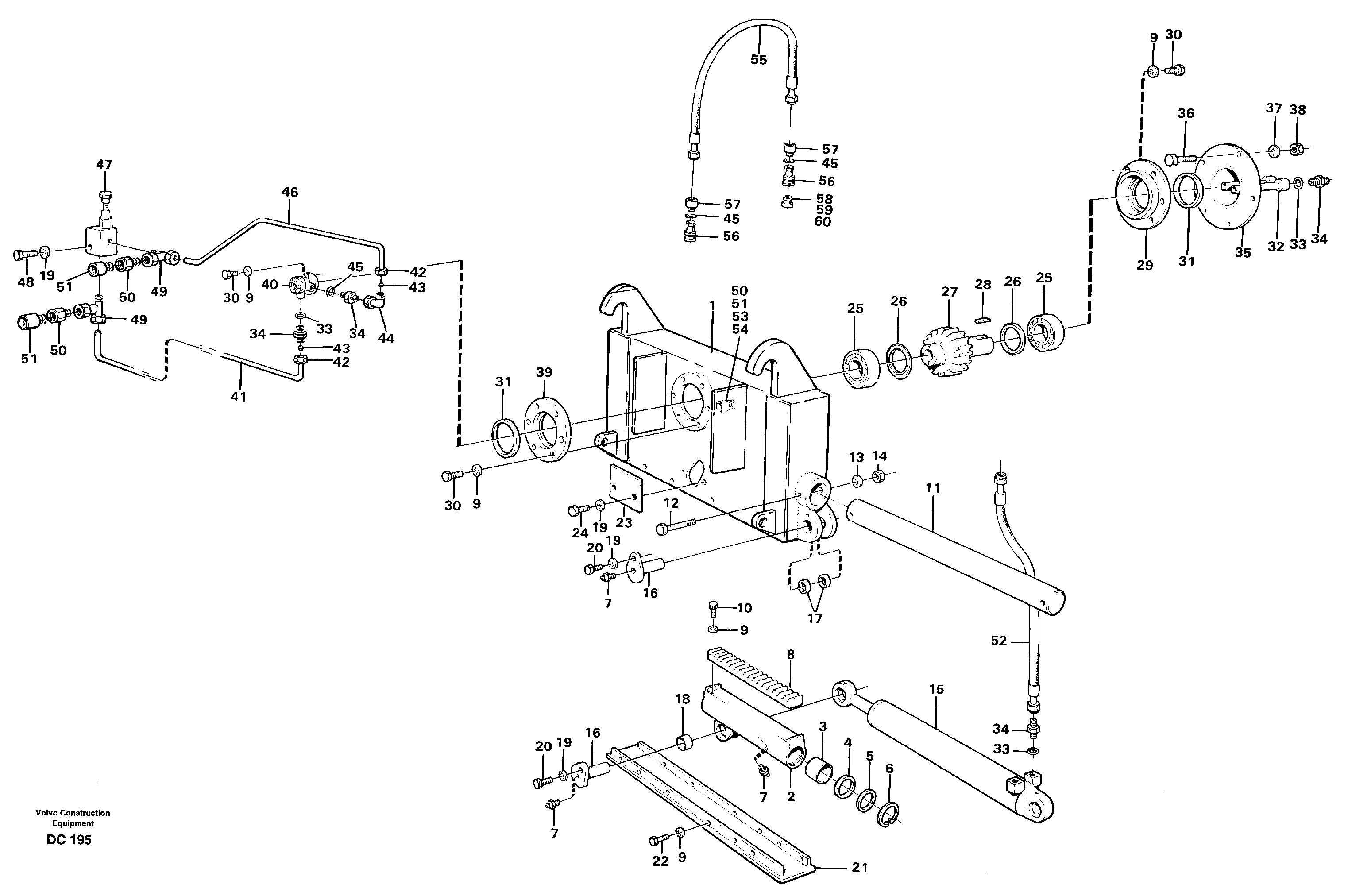 Stripper unit  97841, 97843 — volvo parts diagram