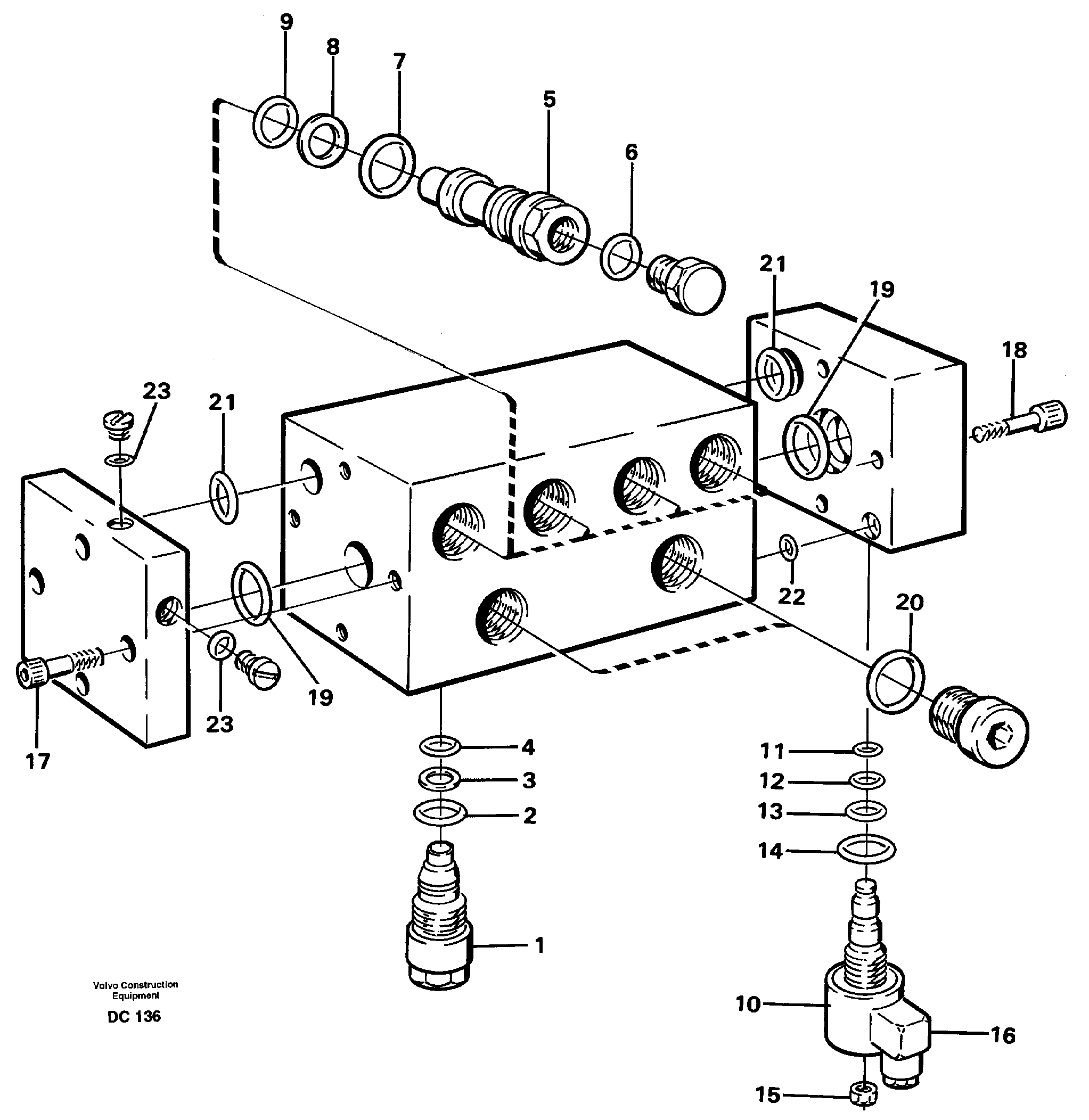 Operating valve — volvo parts diagram