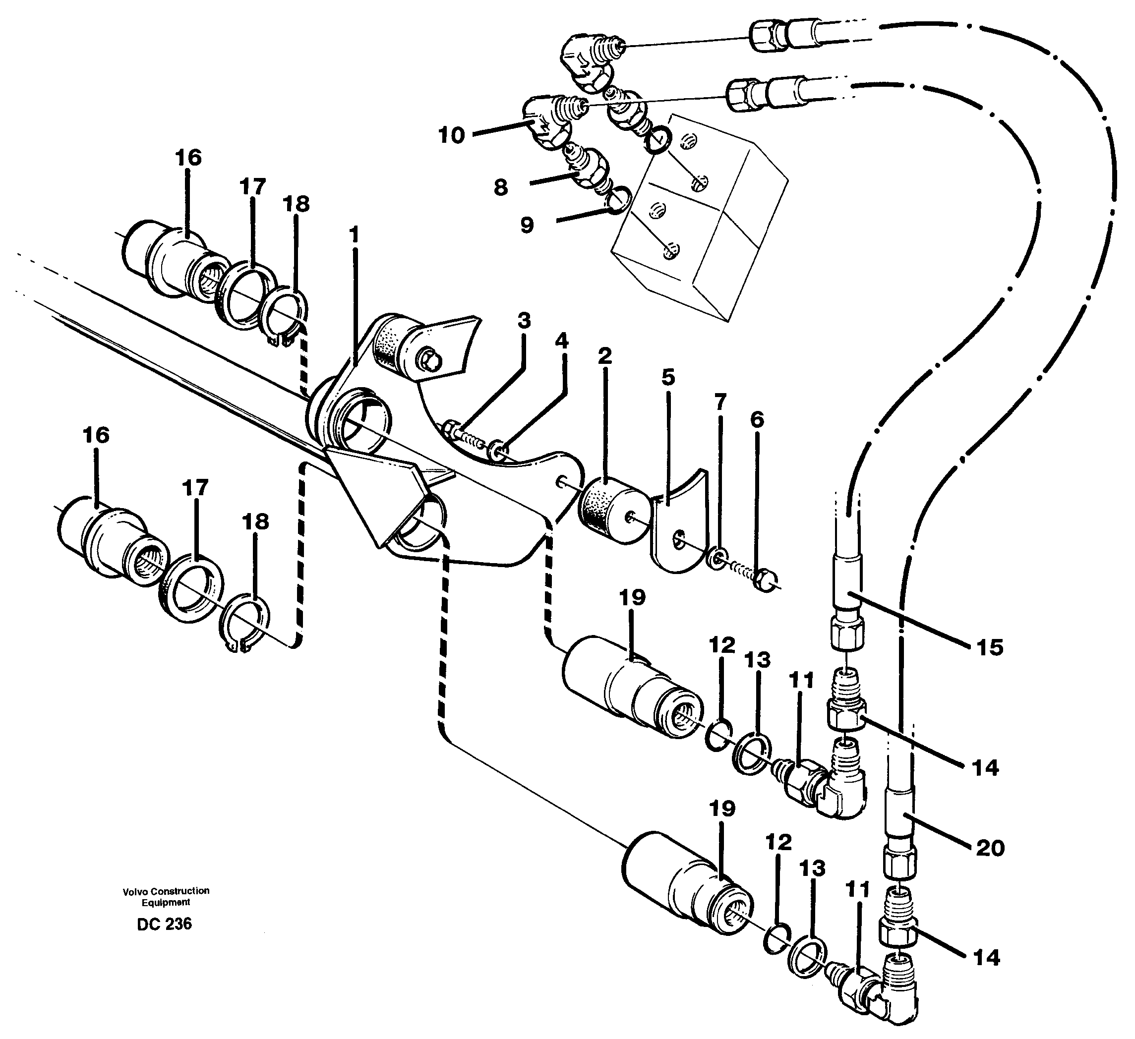 Ahc  L50, L70, L90/B, L120/B — volvo parts diagram