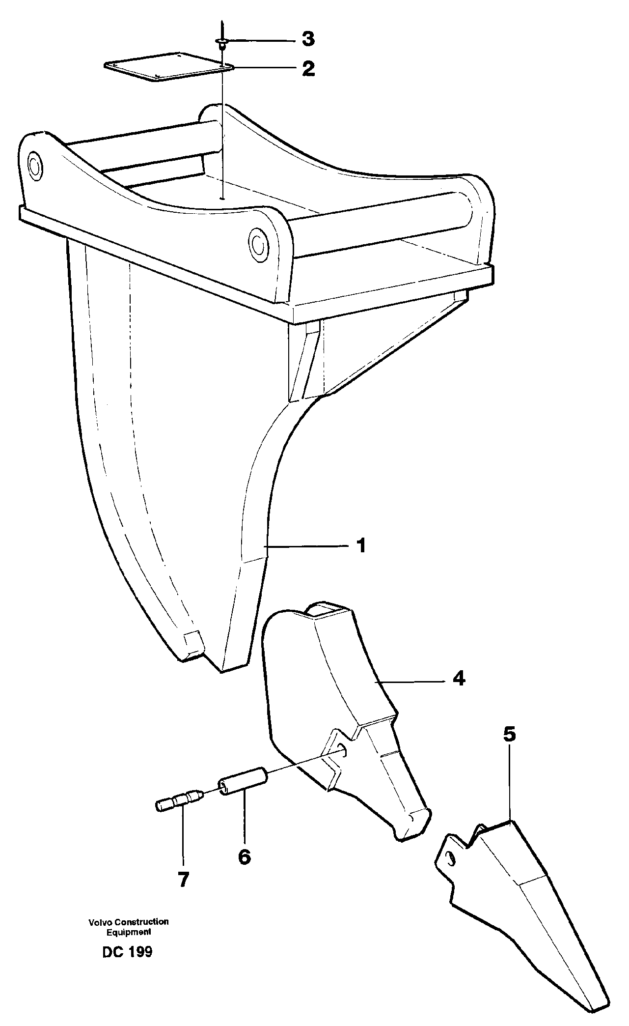 Ripper  EL70/C — volvo parts diagram