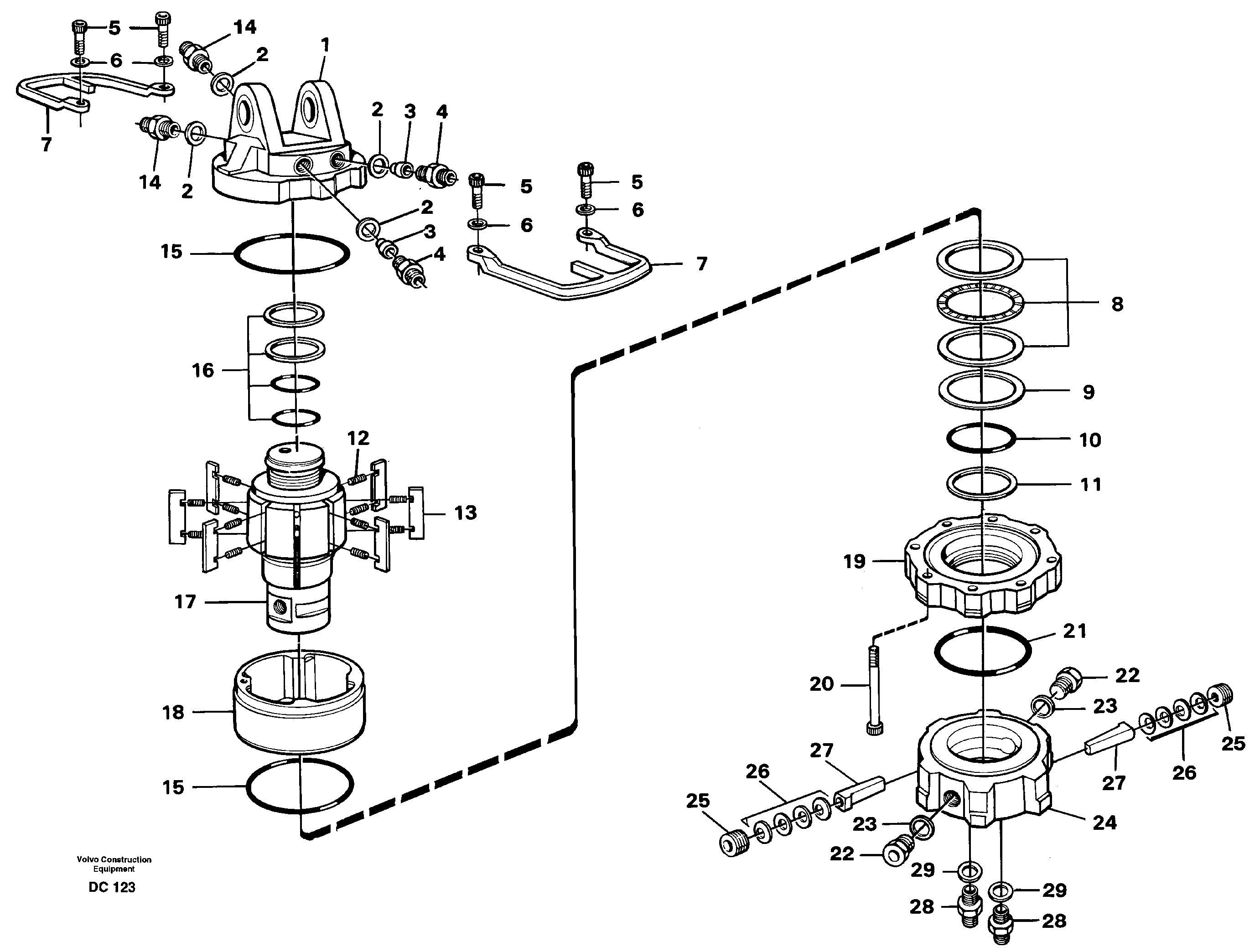 Rotator — volvo parts diagram