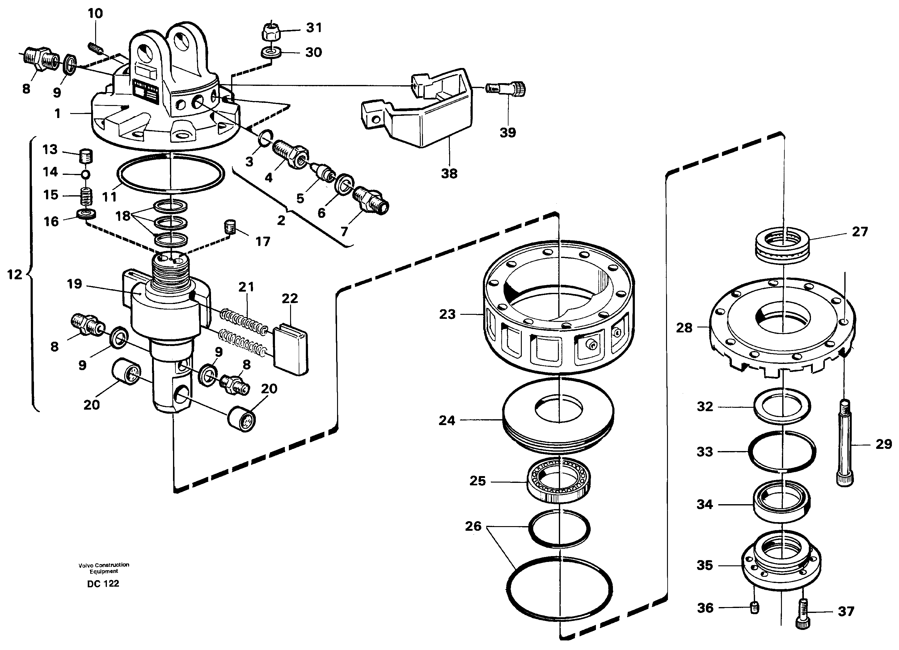 Rotator — volvo parts diagram
