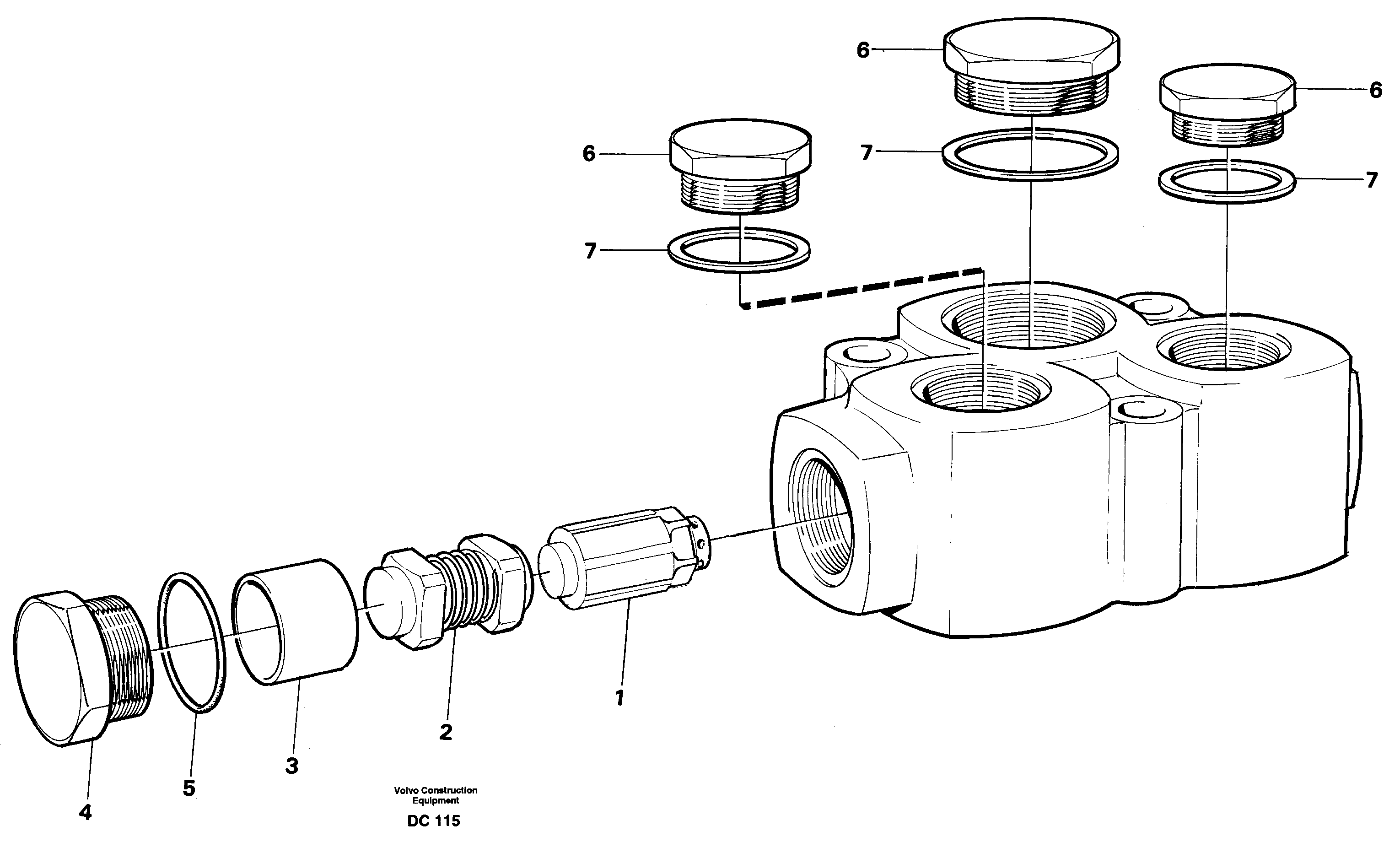 Check valve — volvo parts diagram