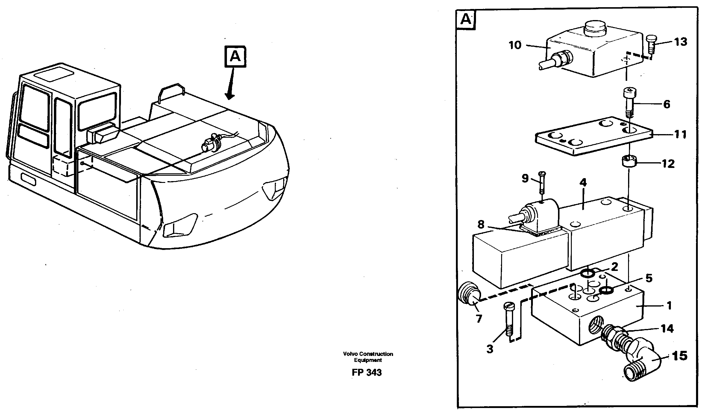 Overfilling guard 14259796 — volvo parts diagram