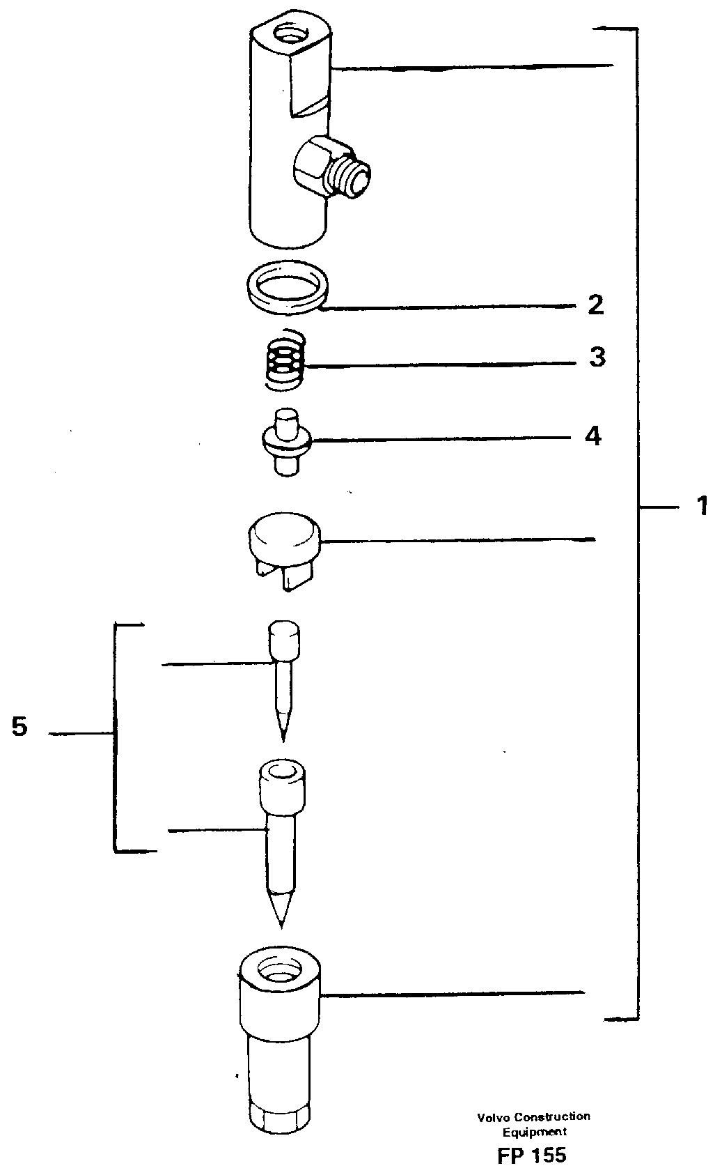 Injector — volvo parts diagram