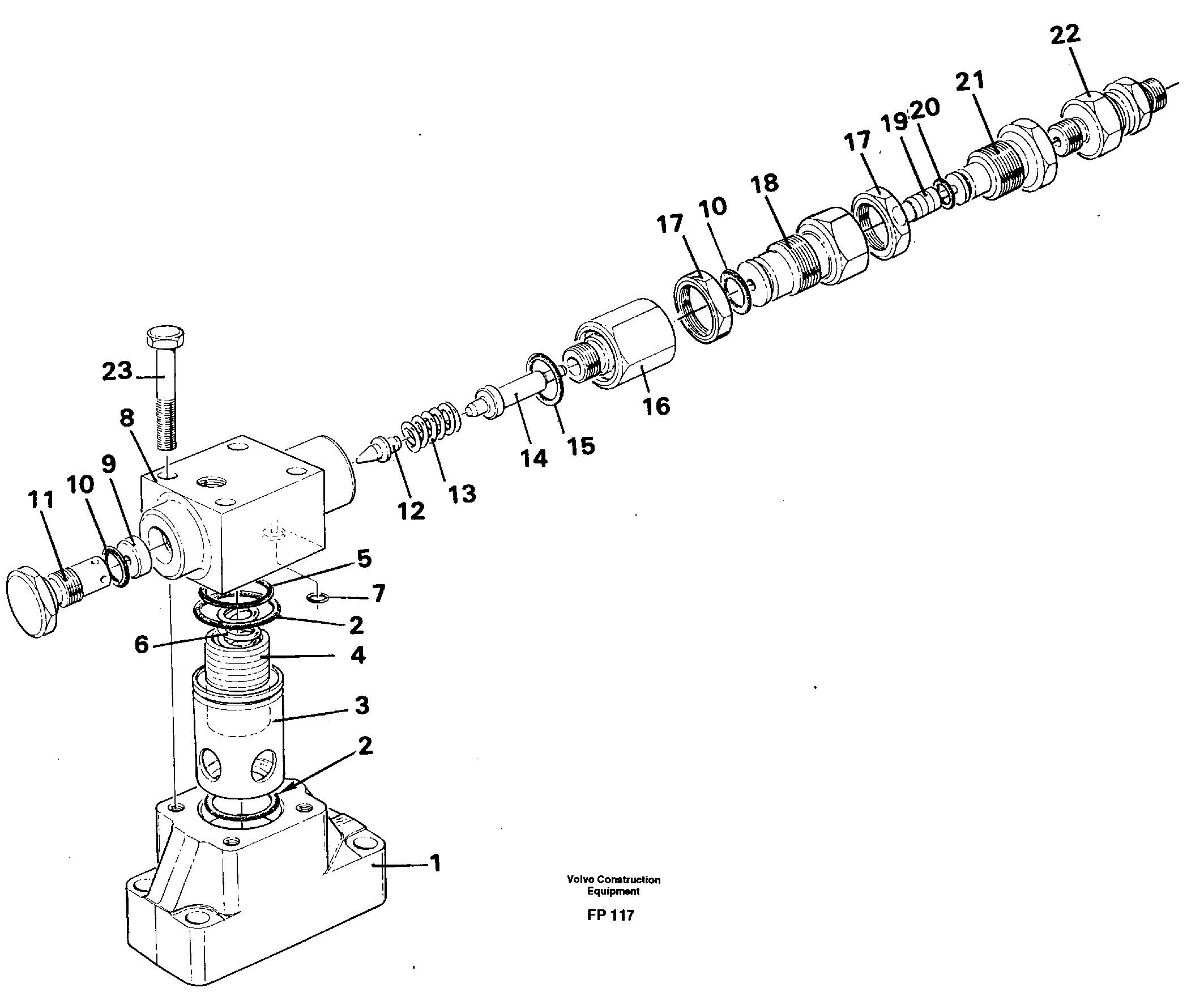 Pressure limiting valve — volvo parts diagram