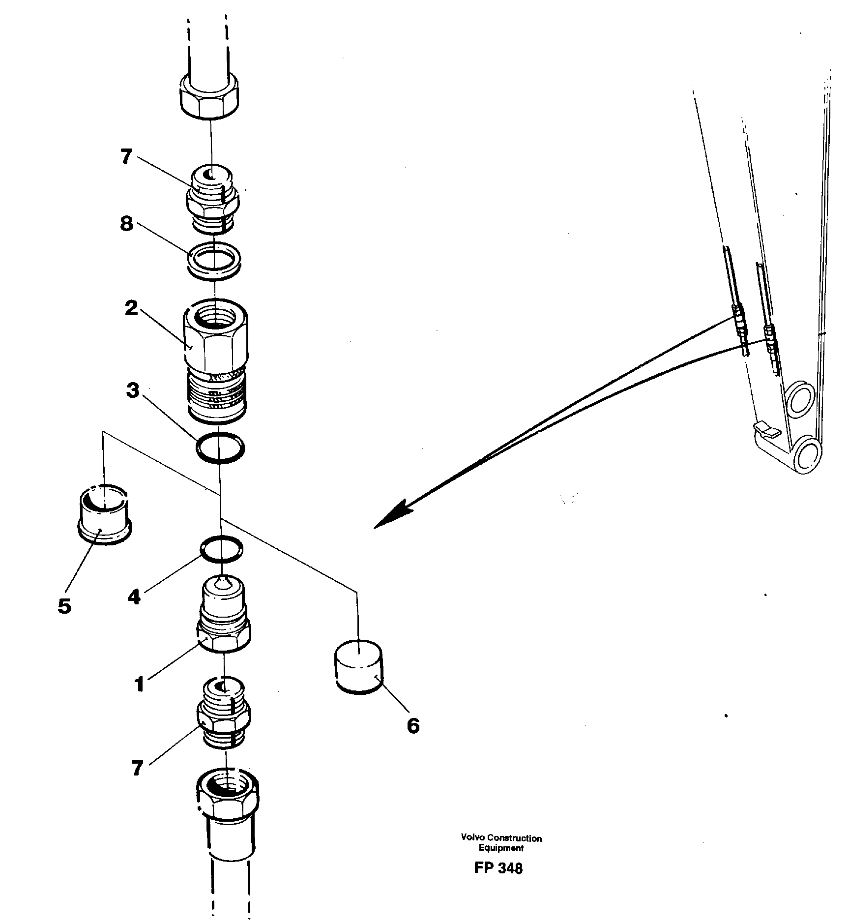 Quick conection kit  14251612 — volvo parts diagram