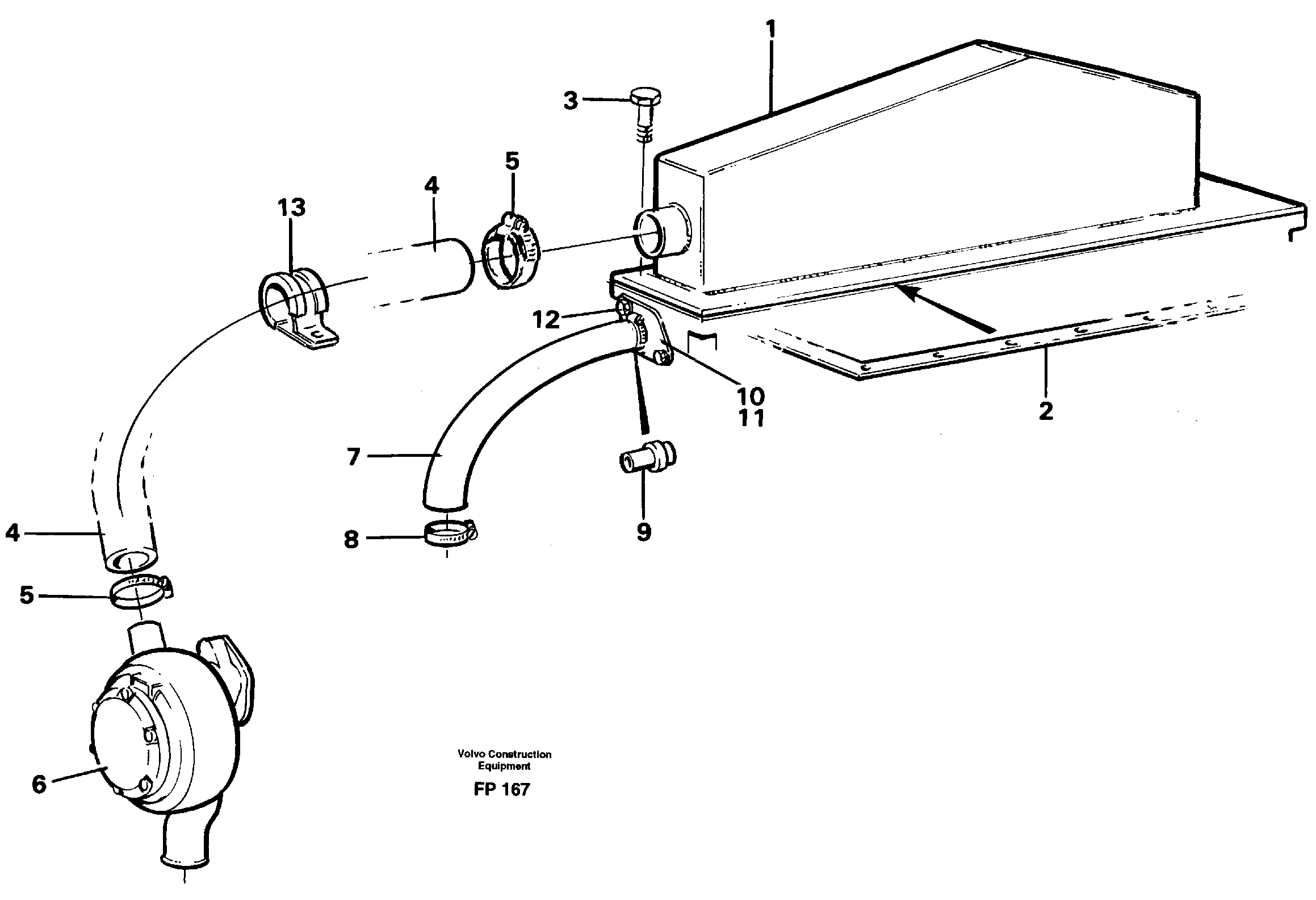 Intercooler — volvo parts diagram