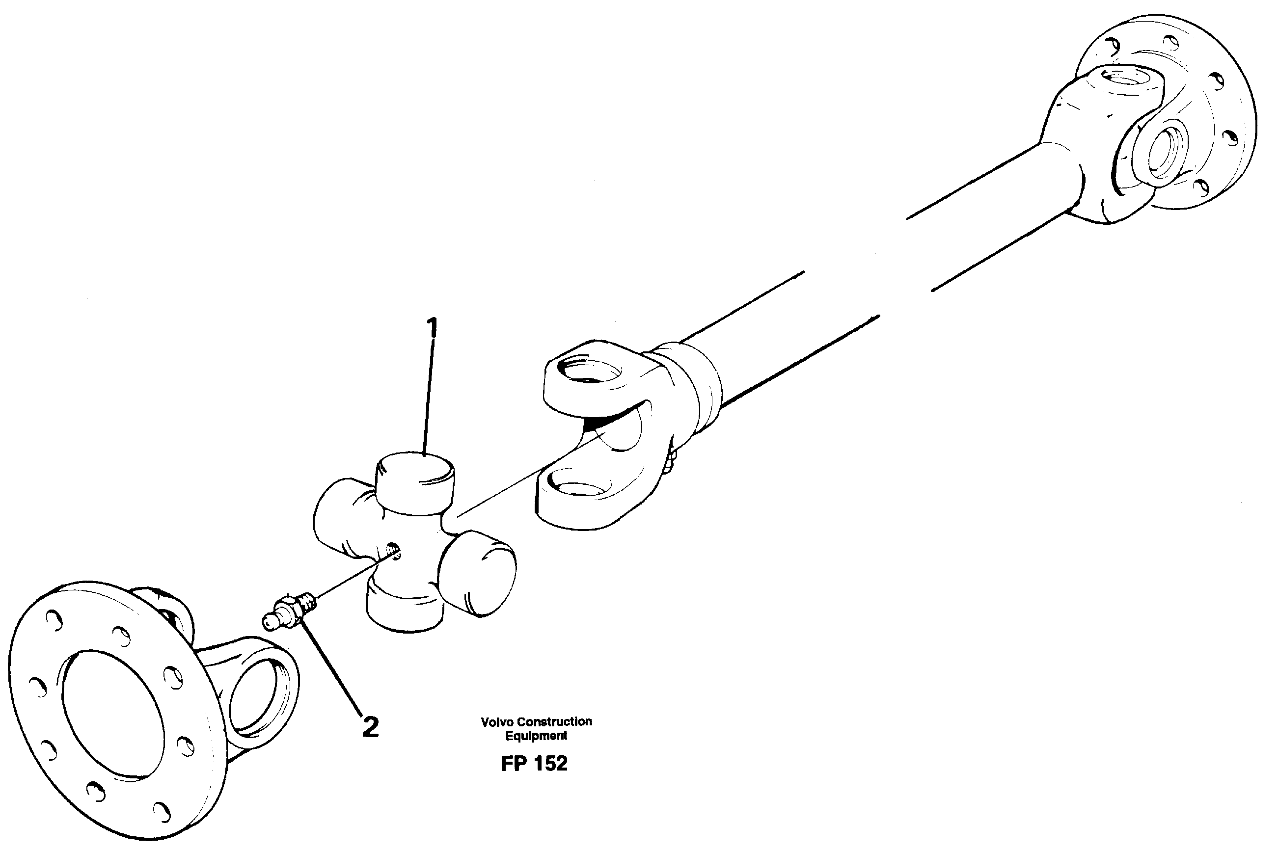 Power shafts — volvo parts diagram