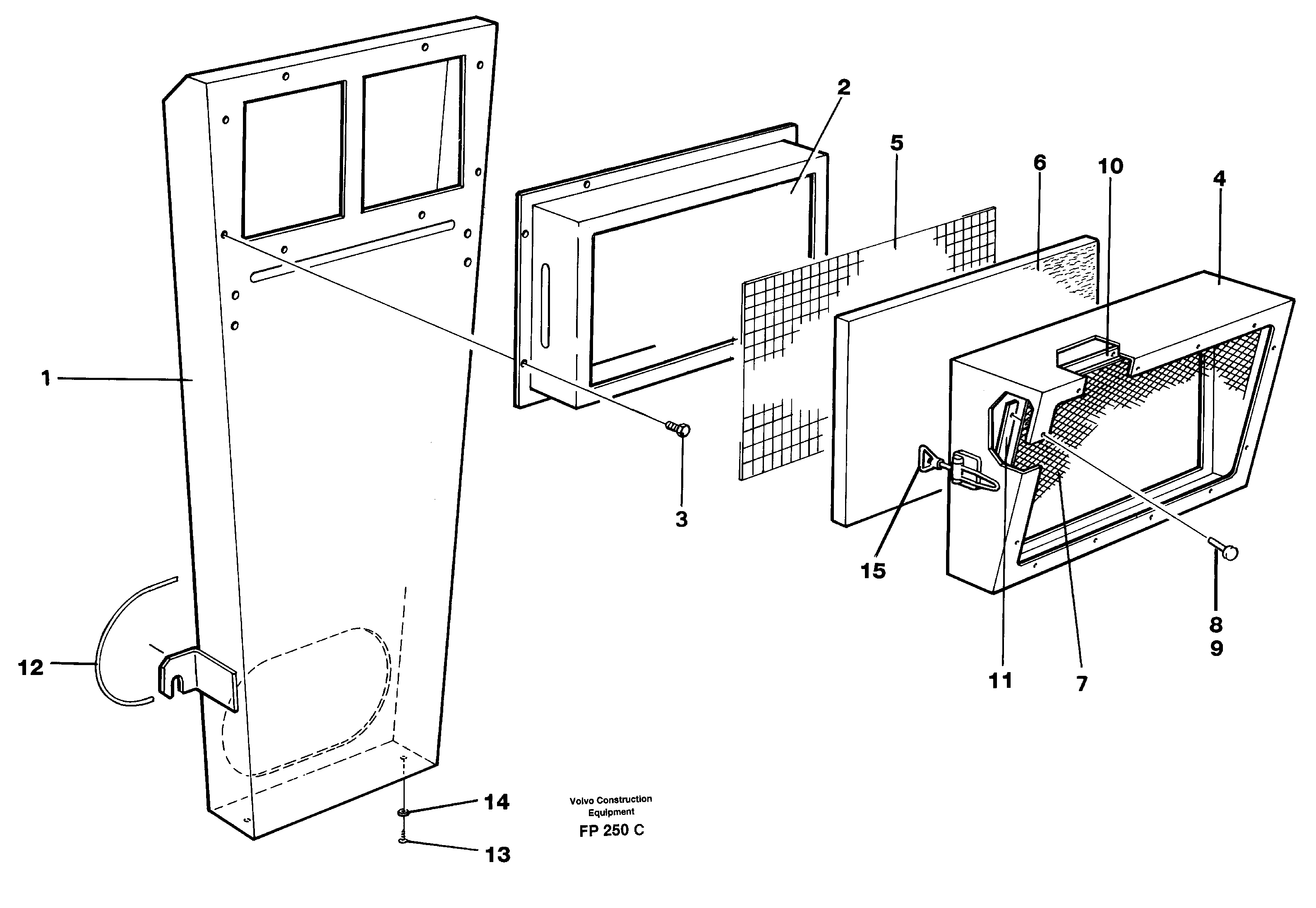 Air inlet — volvo parts diagram